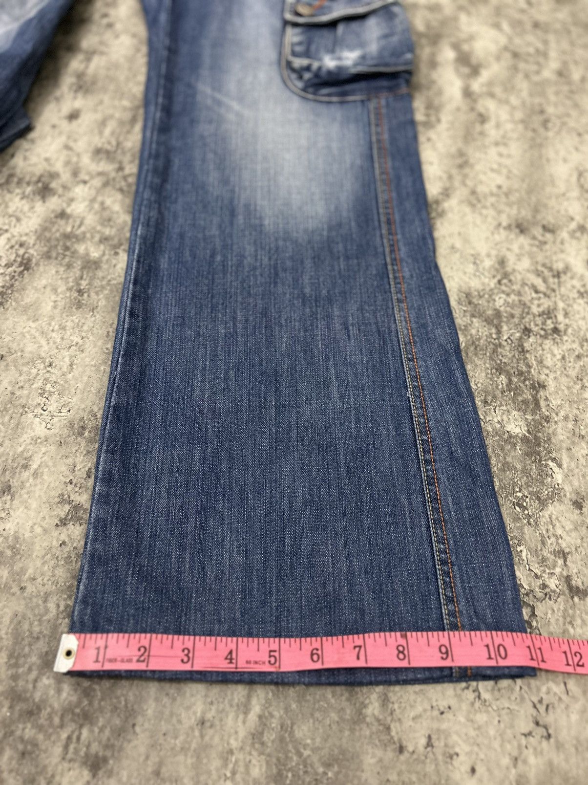 Hysteric Glamour × Japanese Brand × Seditionaries Maro Cate Cargo Baggy Distressed Jeans Size US 30 / EU 46 - 23 Thumbnail
