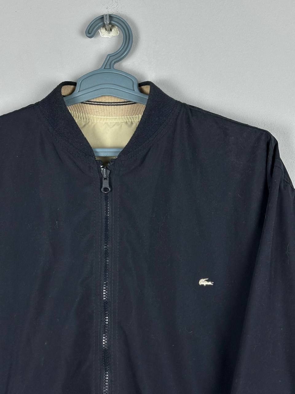 Lacoste Lacoste Vintage Reversible Bomber Jacket Size US L / EU 52-54 / 3 - 3 Thumbnail