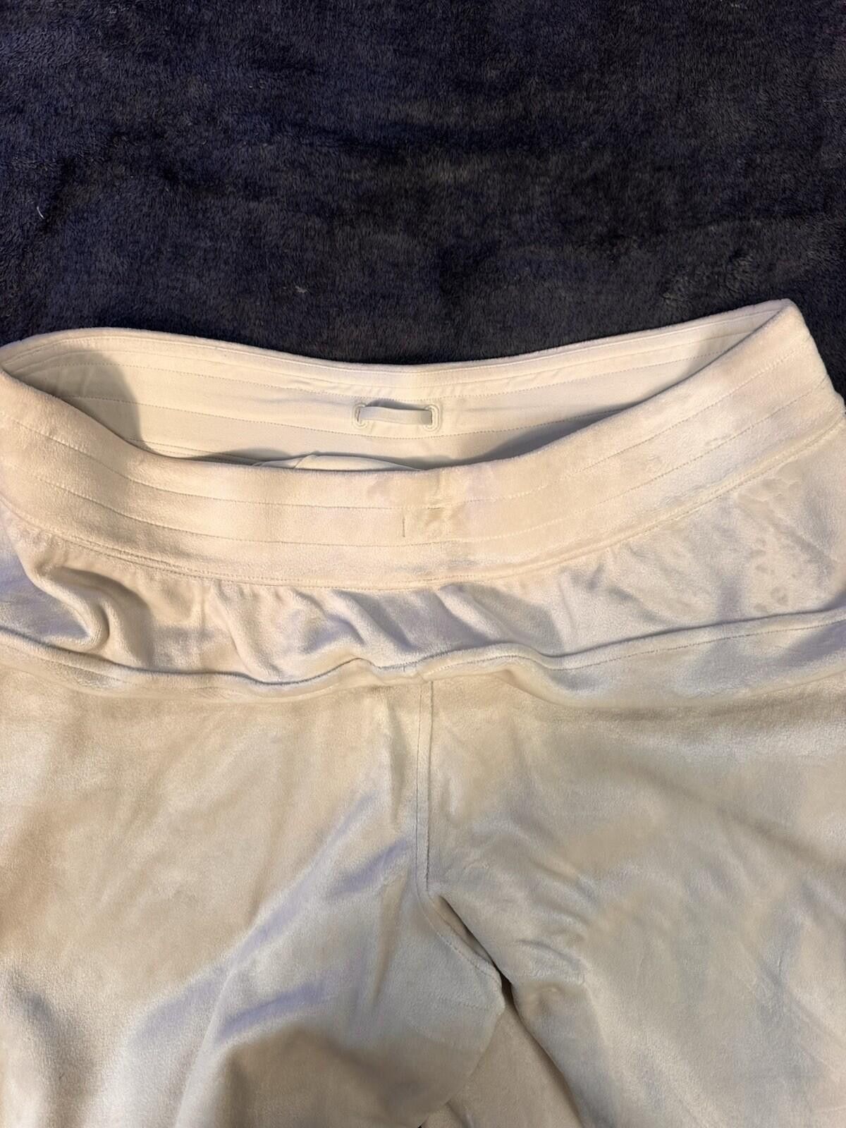 Lululemon Lululemon Women’s Velvet Wide-Leg Mid-Rise Pants Bone XL Size 40" / US 18 - 4 Thumbnail