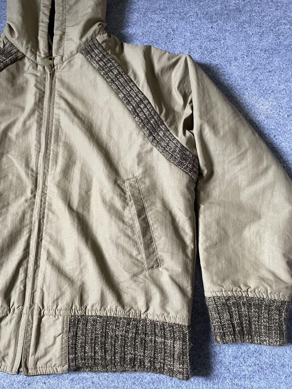 Needles Vintage Needles Reversible Wool/Nylon Zip Hoodie Jacket Size US XS / EU 42 / 0 - 4 Thumbnail