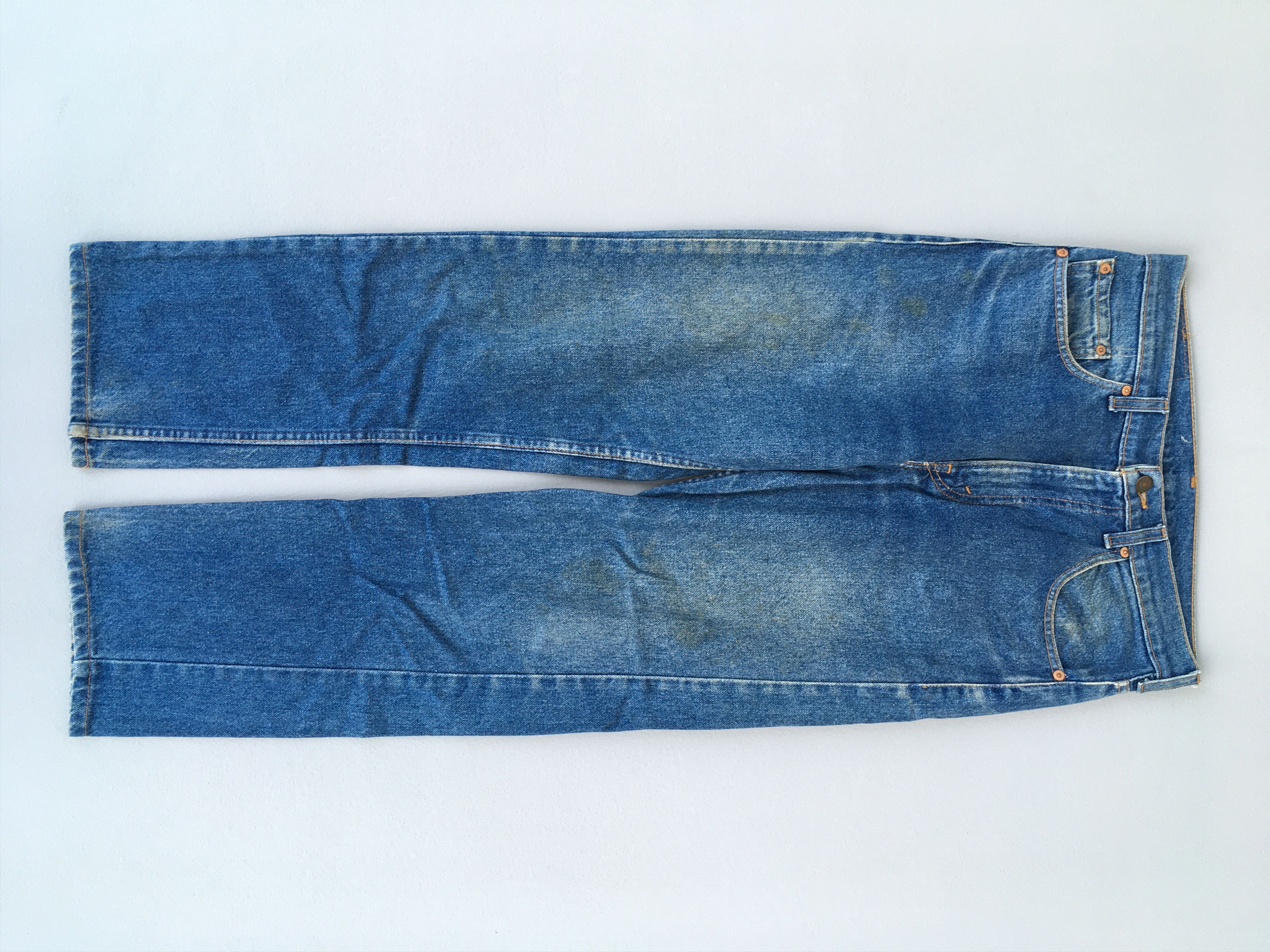 image of Size 30X27.5 Vintage Levis 505 Regular Fit Stonewash Jeans in Blue, Men's