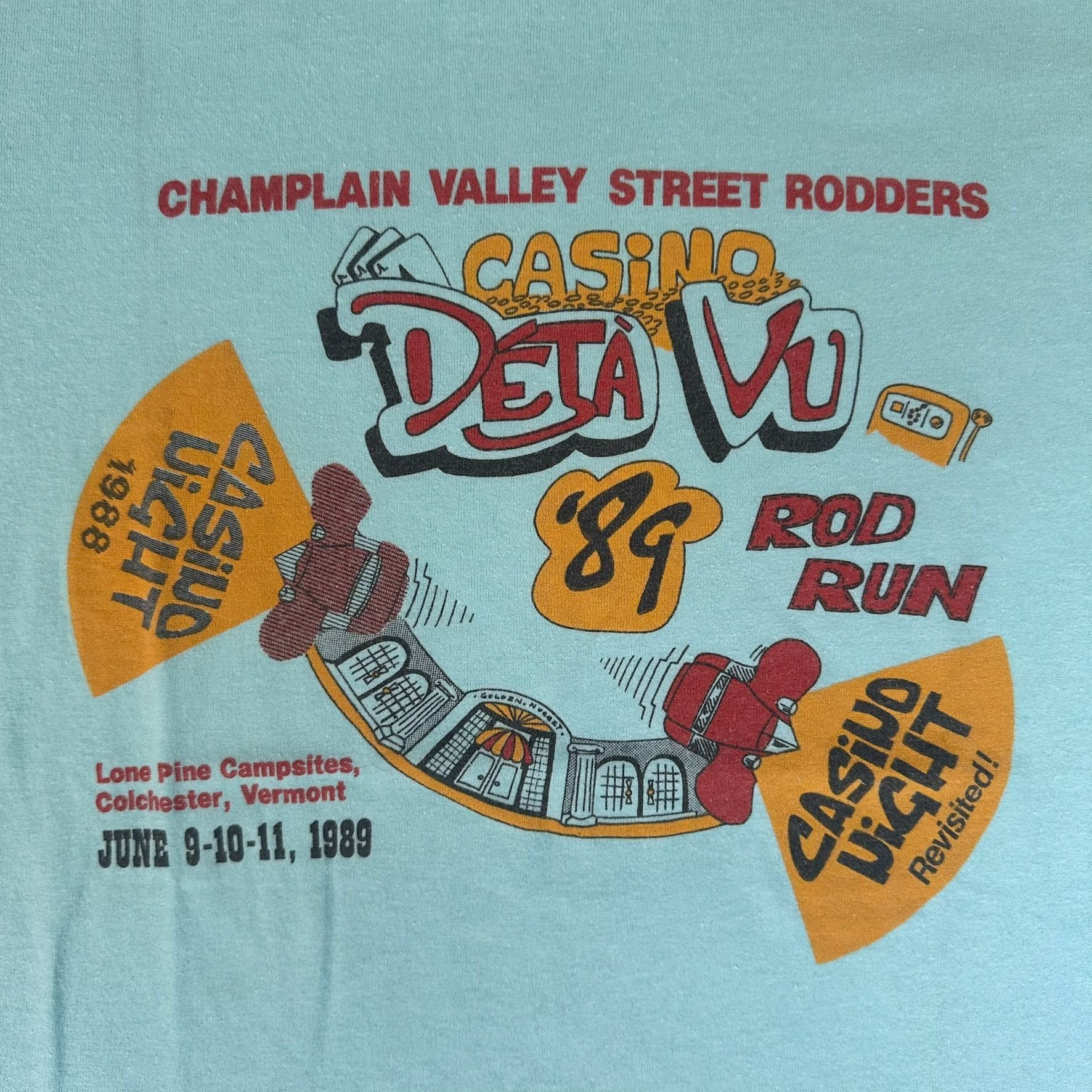 Vintage Vintage 80s Champlain Valley Hot Rod Run T-Shirt 1989 Paper Size US M / EU 48-50 / 2 - 2 Thumbnail