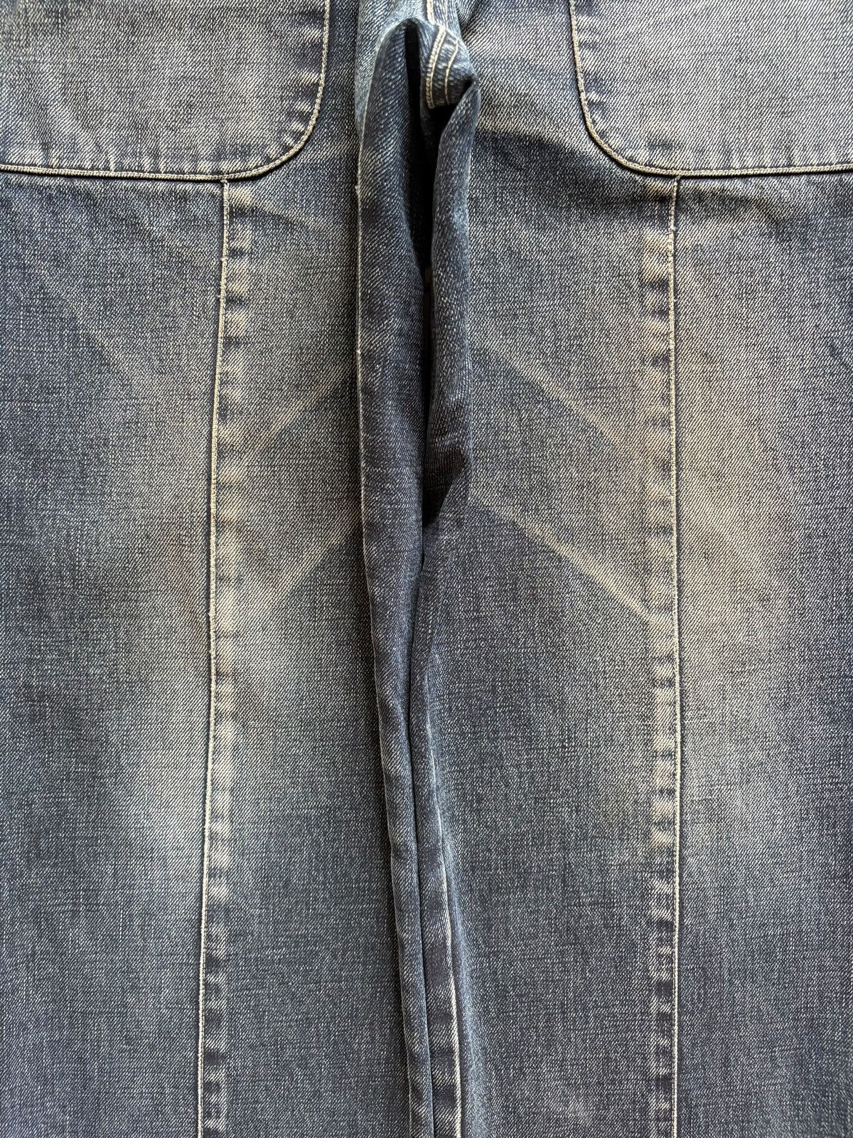 Jean Charles De Castelbajac Vintage Castelbajac Mud Wash Distress Baggy Jeans Size US 30 / EU 46 - 5 Thumbnail