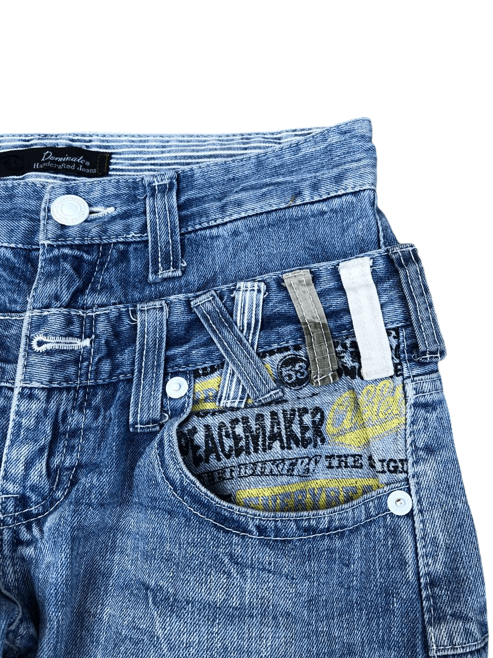 Japanese Brand Dominate handcrafted double waish jeans Size US 29 - 3 Thumbnail