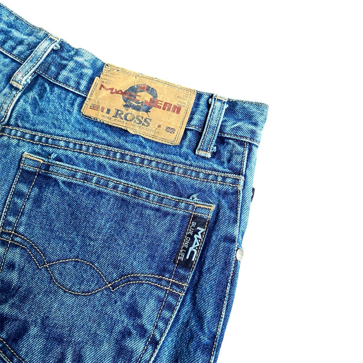 JNCO × Southpole × Vintage Rare Y2K MAC Blue One Japanese Brand Wide Leg Denim Jeans Size US 29 - 6 Thumbnail
