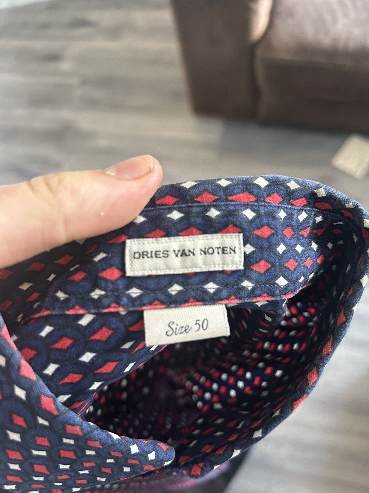 Dries Van Noten Checks Print Button-Up Shirt Size US M / EU 48-50 / 2 - 9 Thumbnail
