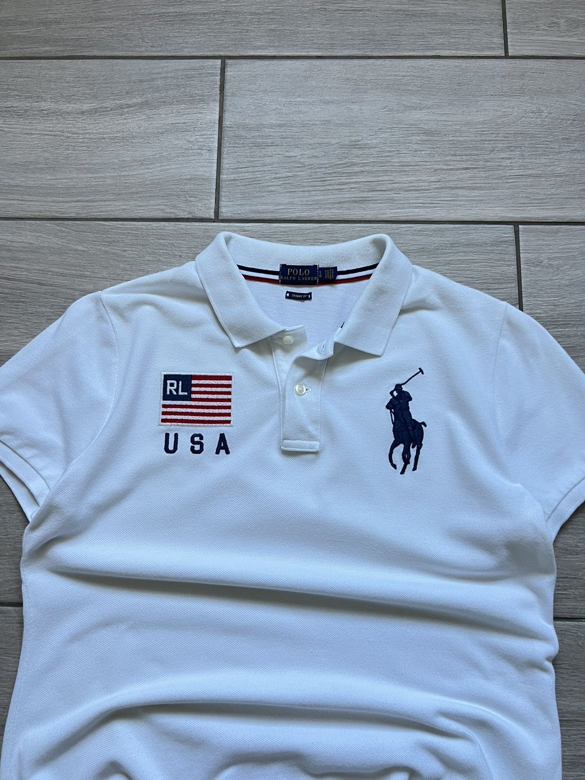 Ralph Lauren 🇺🇸 USA 90S Vintage Polo Ralph Lauren Rugby T-Shirt L Women Size US S / EU 44-46 / 1 - 6 Thumbnail