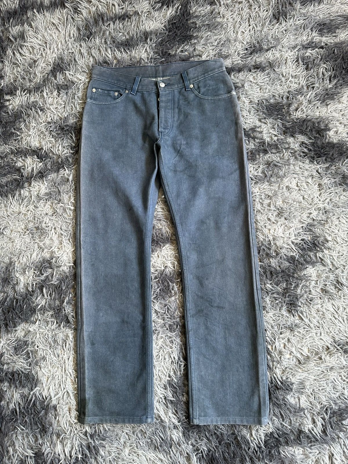 Helmut Lang Late 90's Helmut Lang overdyed faded denim Size US 32 / EU 48 - 17 Thumbnail
