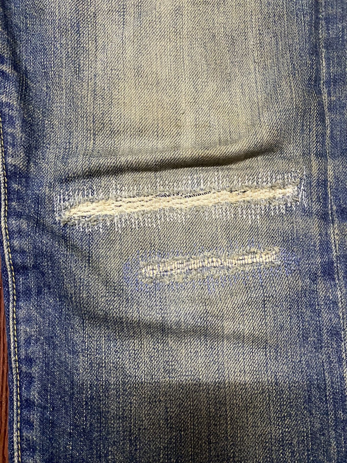 Japanese Brand Vintage Japanese Brand Distressed Rock Style Loose Jeans Size US 34 / EU 50 - 12 Thumbnail