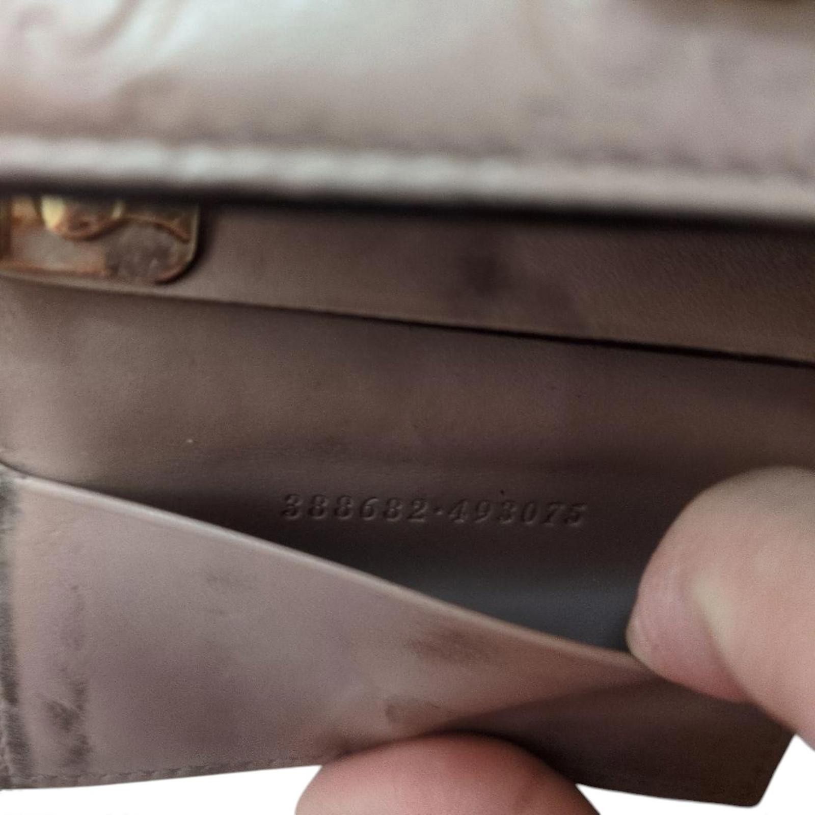 Gucci Gucci - Brown Leather Wallet Bow Detail Size ONE SIZE - 9 Thumbnail