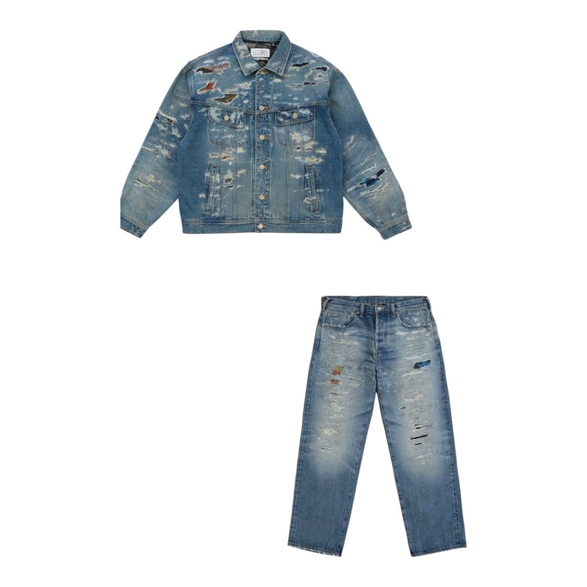 Maison Margiela × Supreme Supreme MM6 Maison Margiela Denim Two Piece Size US 32 / EU 48 - 1 Thumbnail