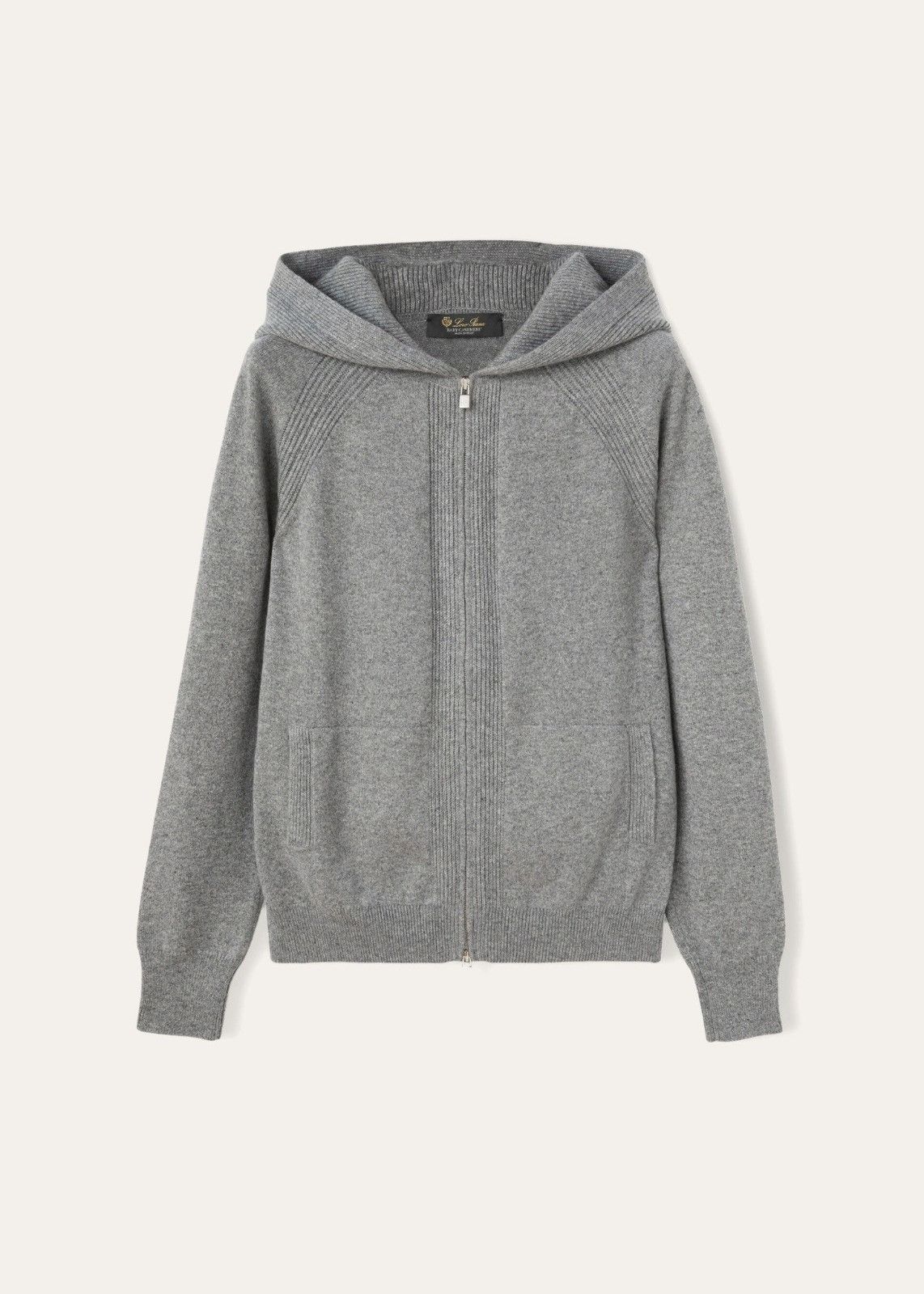 Loro Piana o1srvl11e0824 Merano Hooded Bomber in Grey Size L / US 10 / IT 46 - 1 Thumbnail