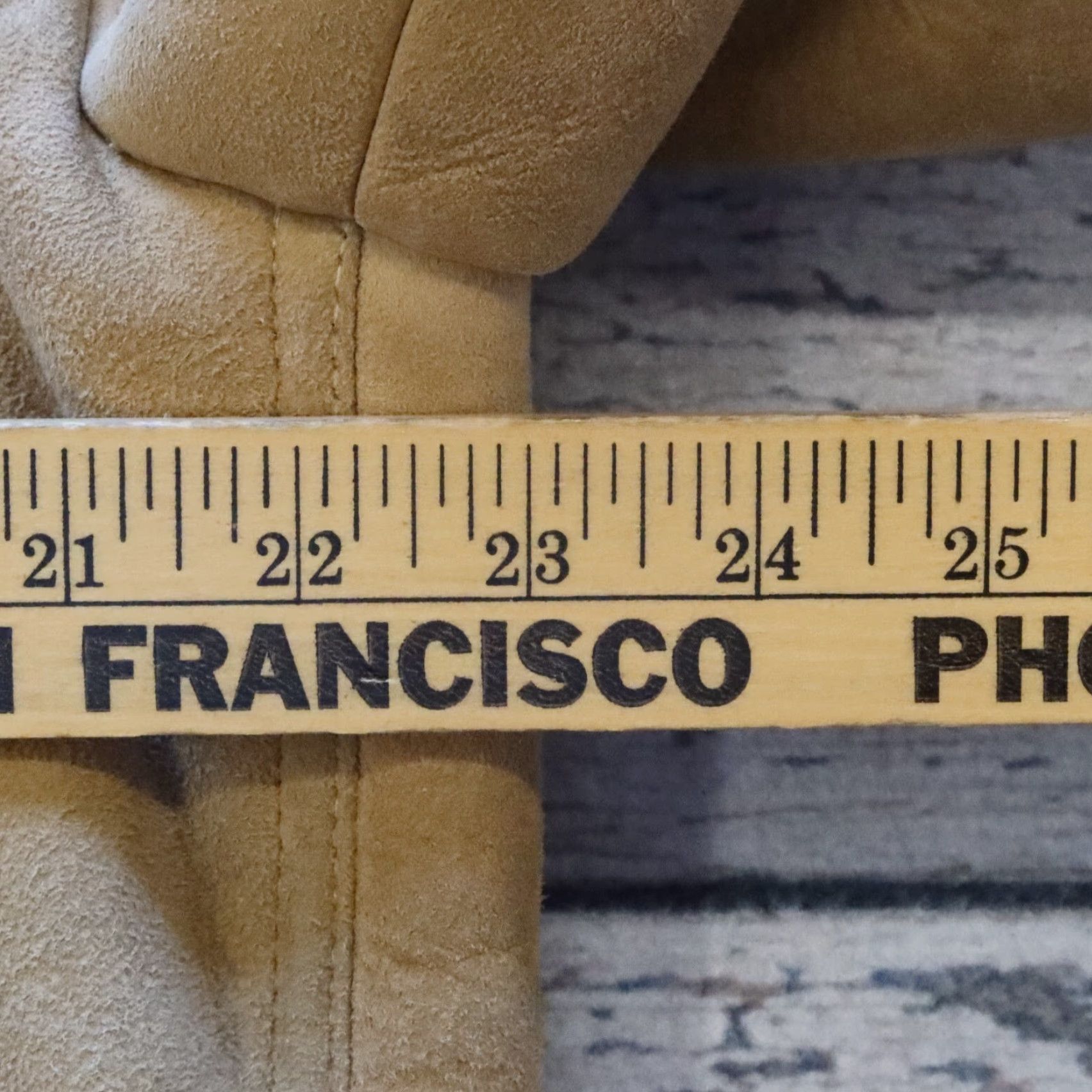 Abercrombie & Fitch VINTAGE Abercrombie & Fitch Suede Trench Coat Men 38 Brown Sherpa Lined 60s Rare Size US XXS / EU 40 - 6 Thumbnail