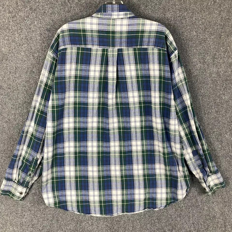 Cabelas Cabela's Flannel Shirt Men's Large Button Down Plaid Size US L / EU 52-54 / 3 - 8 Thumbnail
