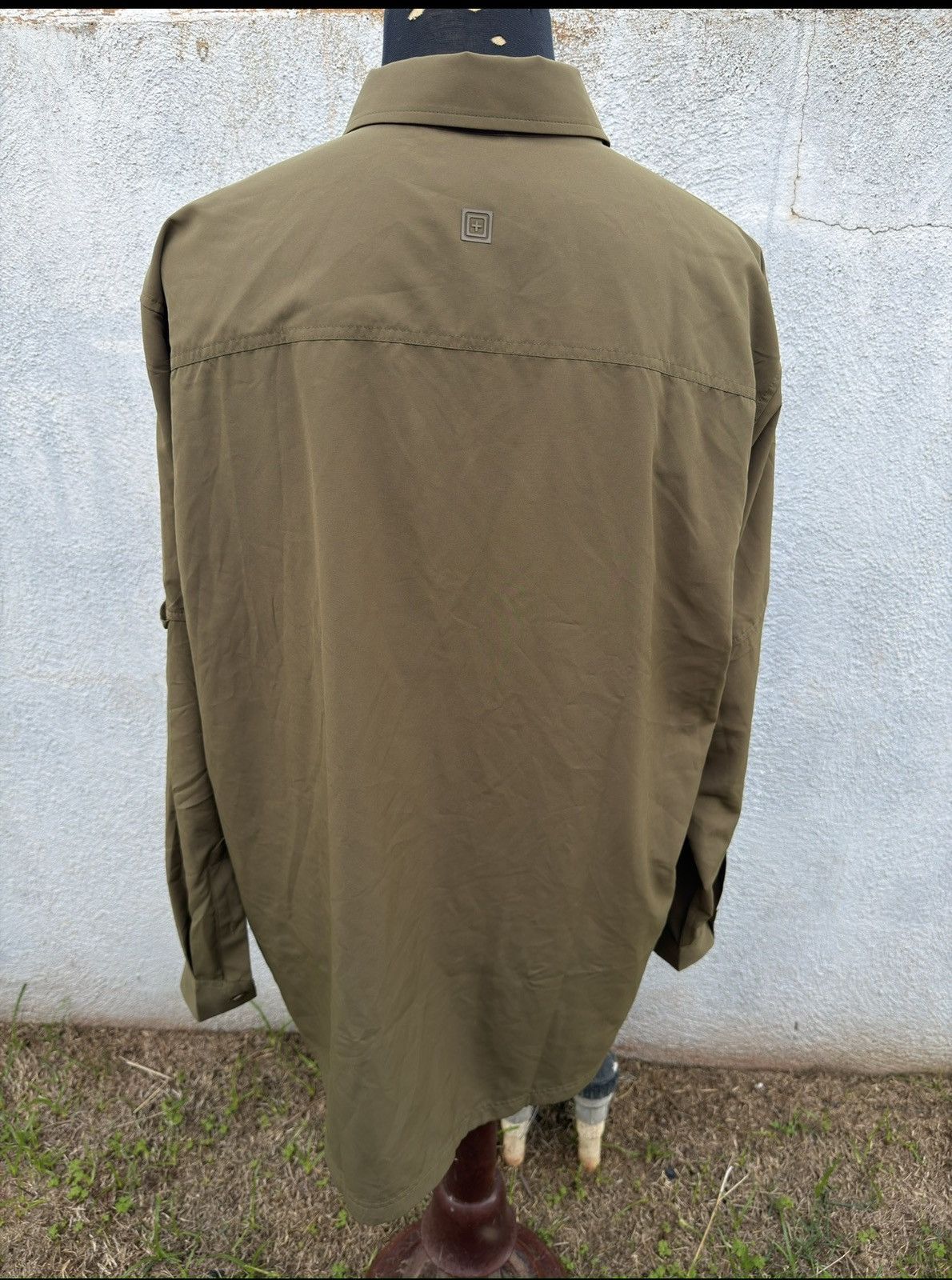 5.11 PreOwned 5.11 Tactical Button Men’s 2XL Khaki Long Sleeves Size US XXL / EU 58 / 5 - 2 Thumbnail