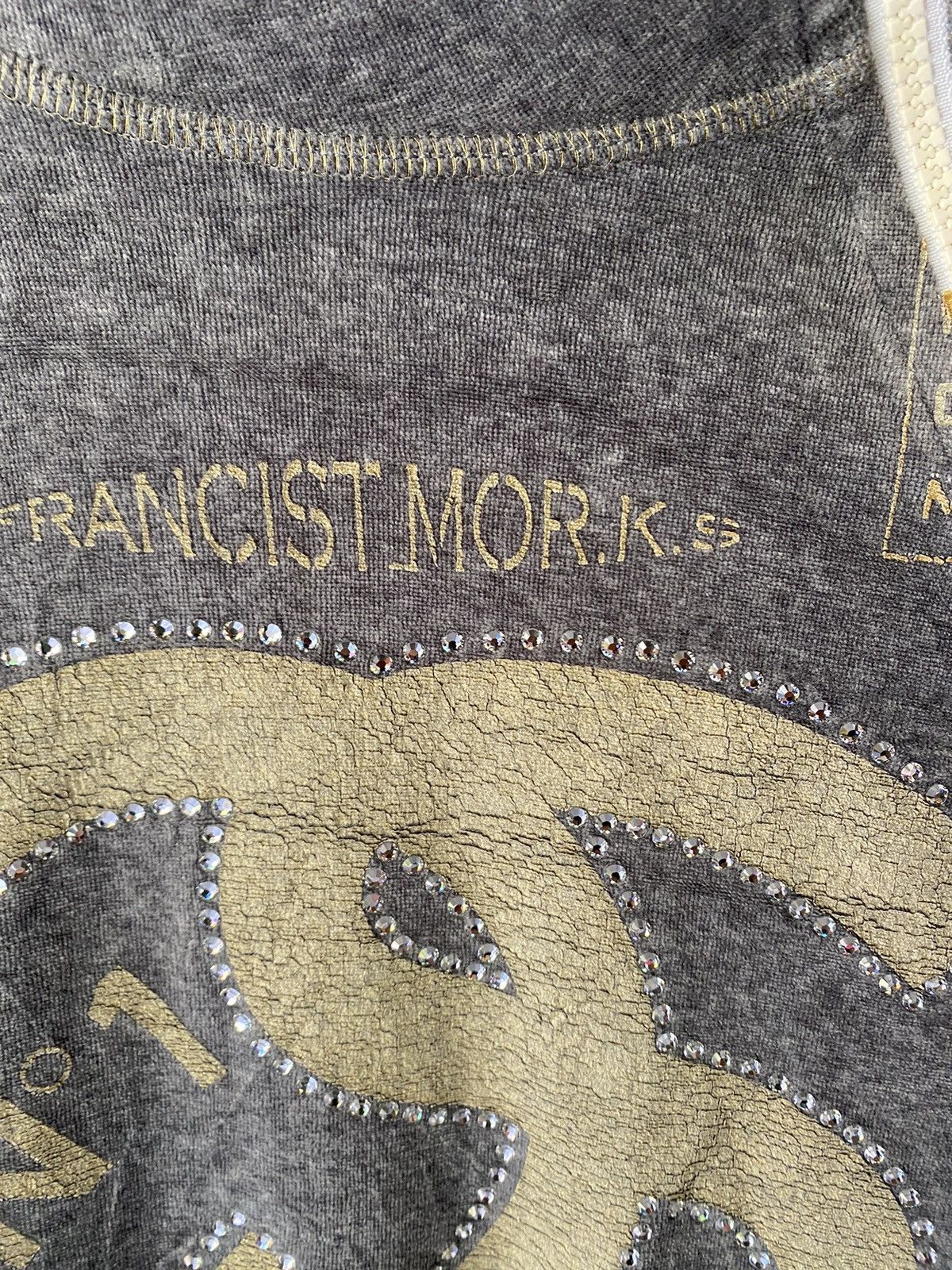 FranCisT MOR.K.S 2000s logo long hoodie Size US S / EU 44-46 / 1 - 6 Thumbnail