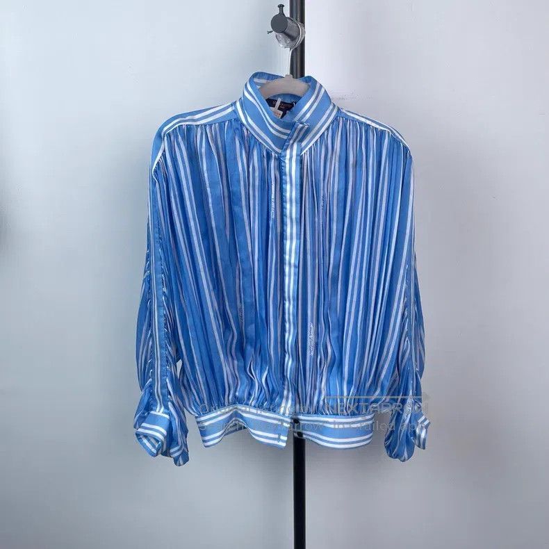 Louis Vuitton Blue and white striped shirt
