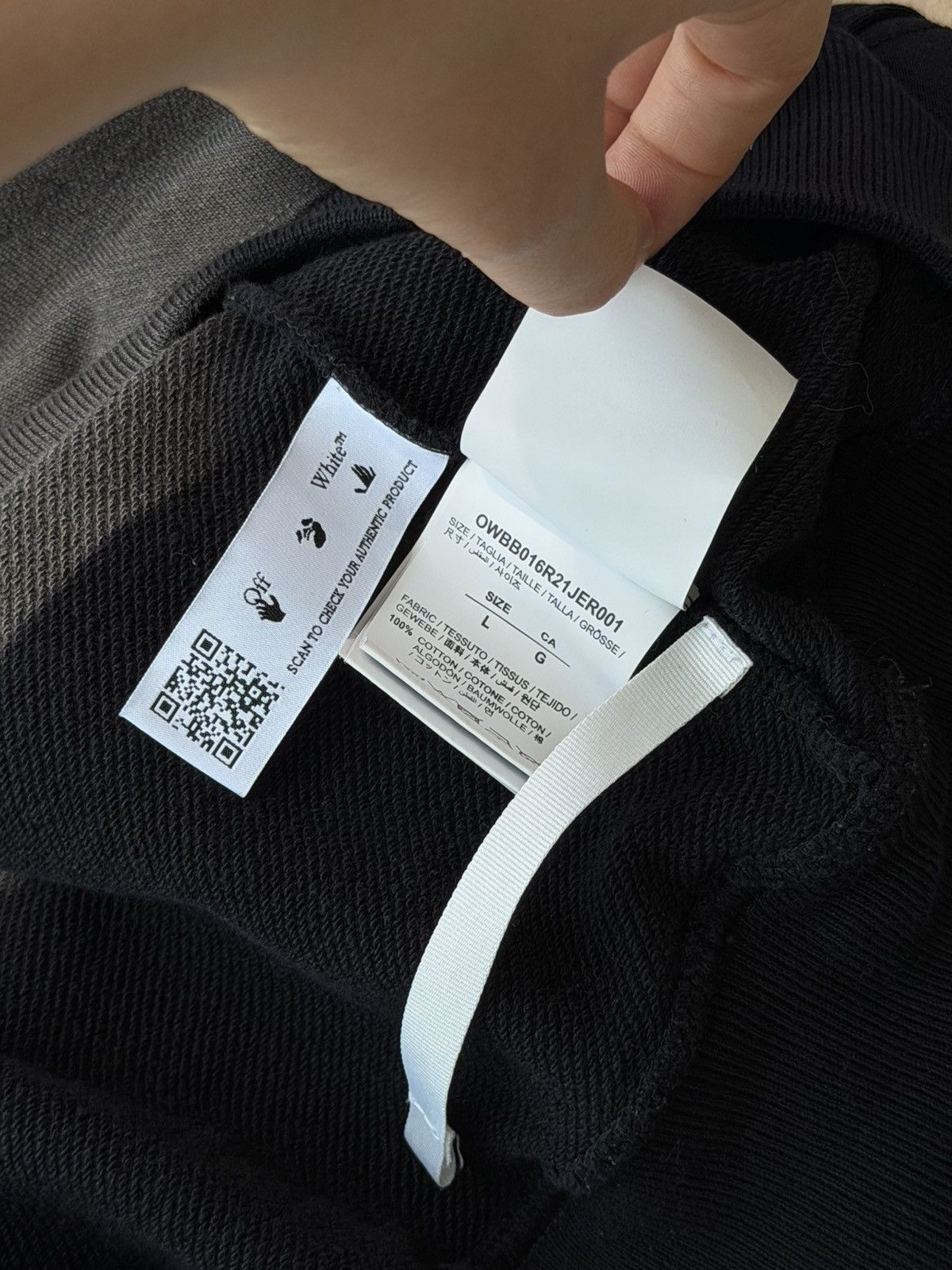 Off-White Off-White SS21 Gradient Arrow Black Hoodie Size L / US 10 / IT 46 - 11 Thumbnail