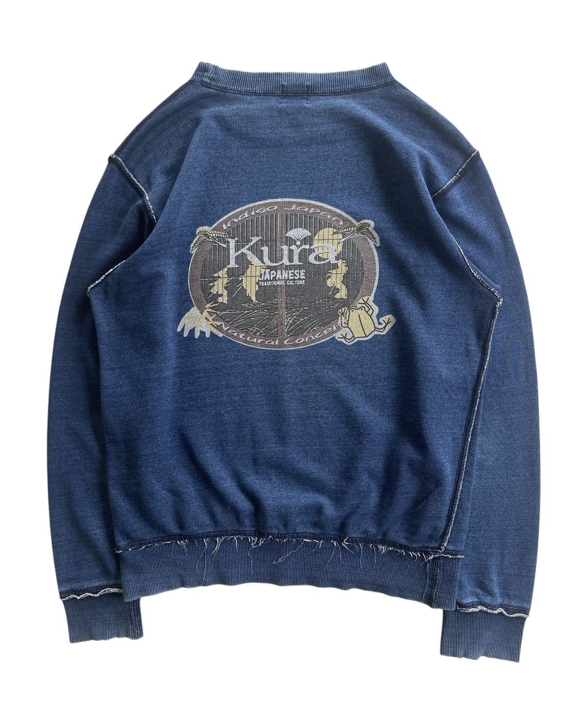 Eternal Eternal Indigo Japanese Traditional Culture (Distressed) Size US S / EU 44-46 / 1 - 2 Thumbnail