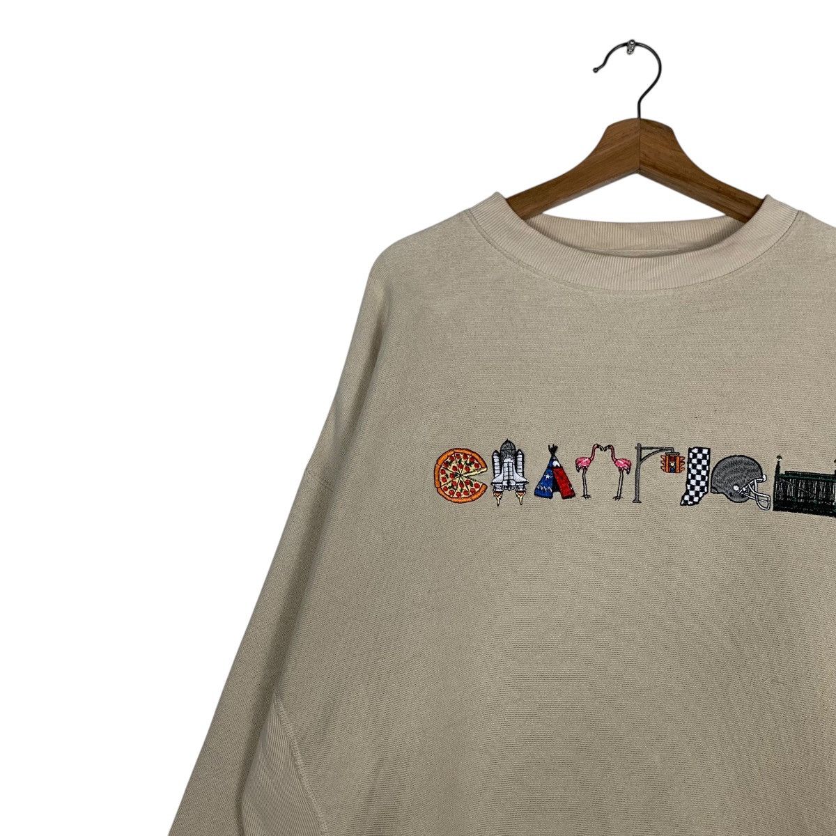 Champion CHAMPION Reverse Weave Embroidery Logo Sweatshirt #1444-C65 Size US M / EU 48-50 / 2 - 6 Thumbnail