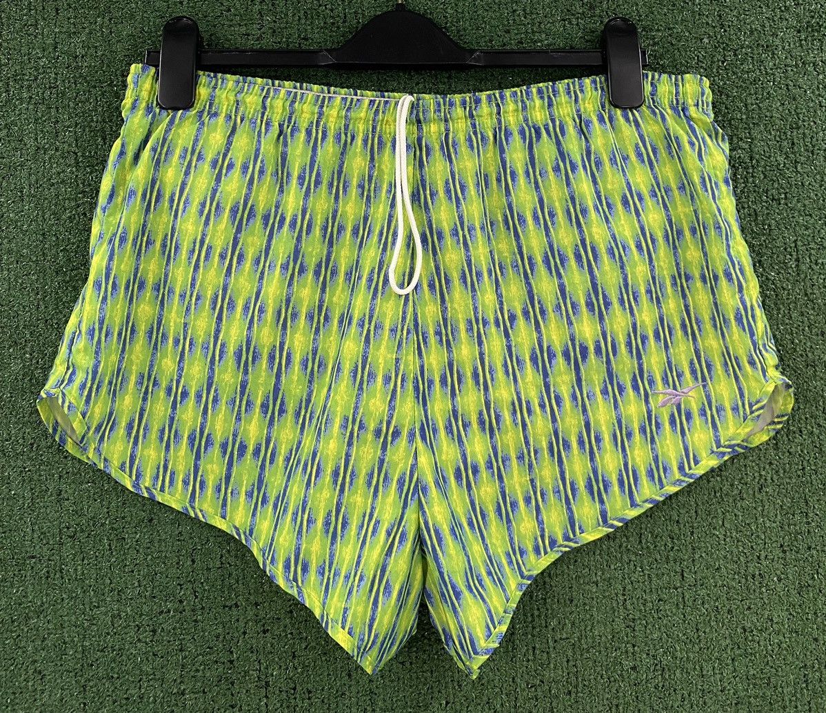 Reebok VTG 80’s Reebok Neon Lined Sprinter Shorts Men’s Medium Size US 32 / EU 48 - 1 Thumbnail