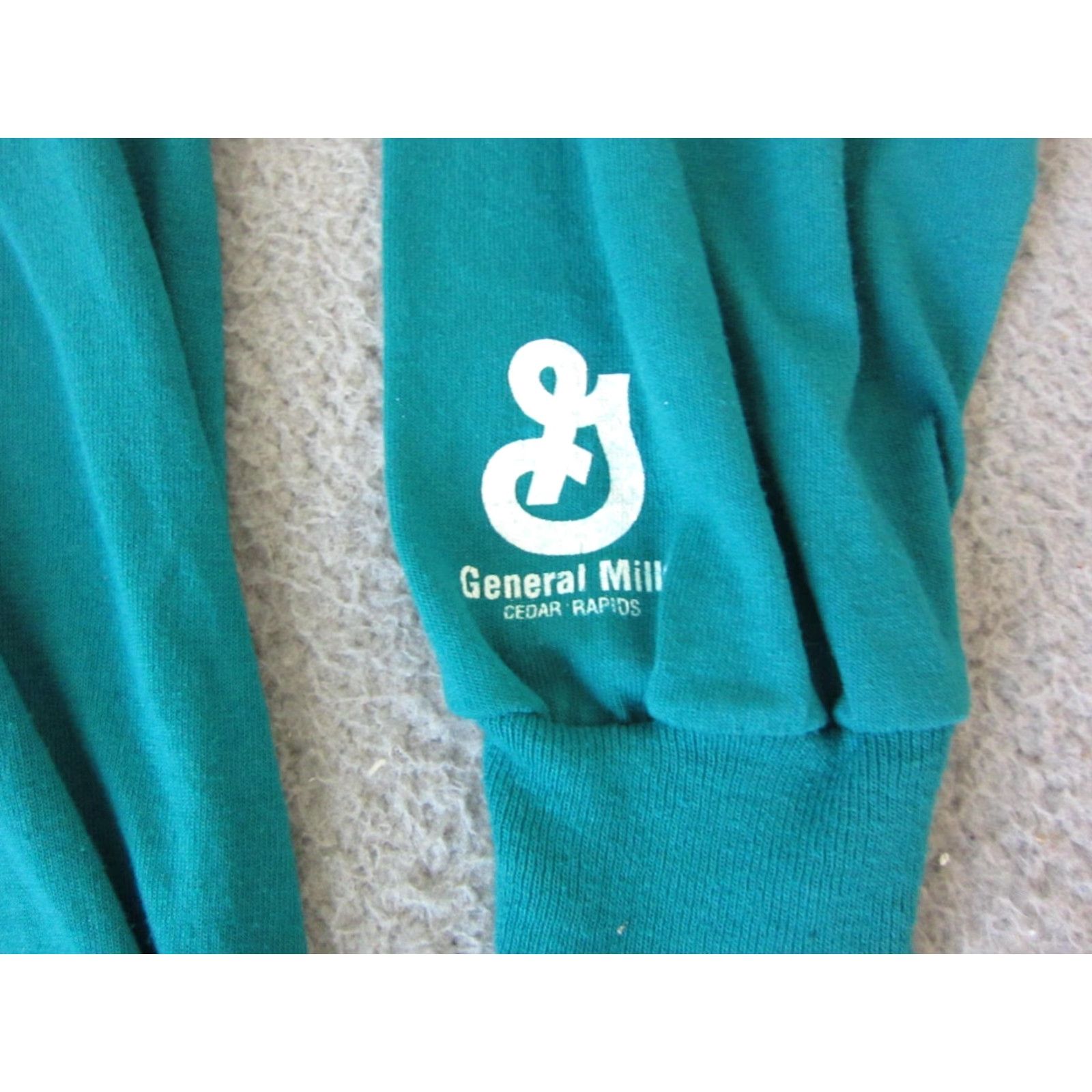Vintage VINTAGE Platinum Race Shirt T-Shirt XL Adult Men Green Blue Long Sleeve Crew Neck Jersey Cotton 90s 80s 70s USA Cat Classic School Size XL / US 12-14 / IT 48-50 - 5 Thumbnail