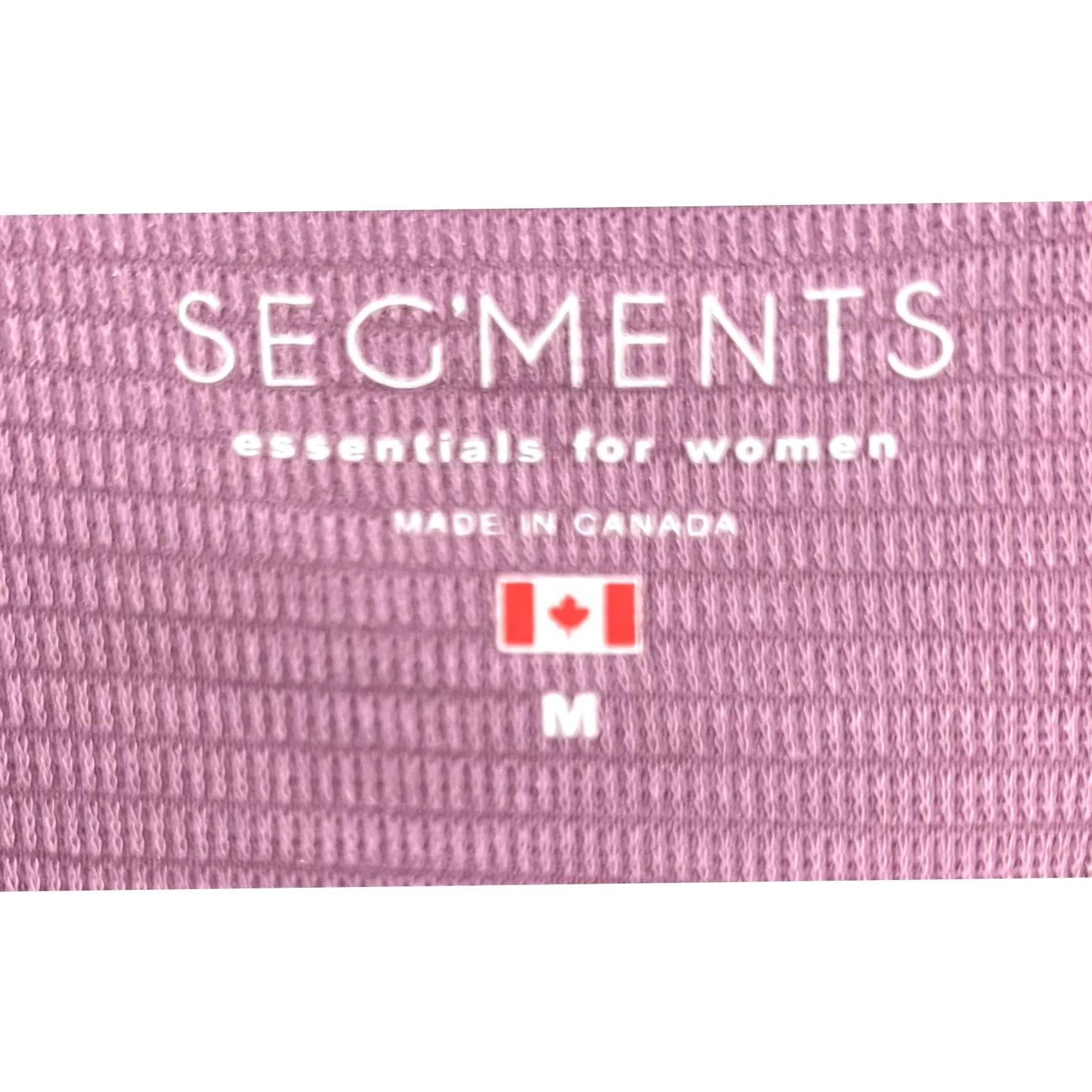 Essentials VINTAGE Seg’ments Essentials Women’s Purple Shirt Long Sleeve V-Neck Sz M Size M / US 6-8 / IT 42-44 - 7 Thumbnail