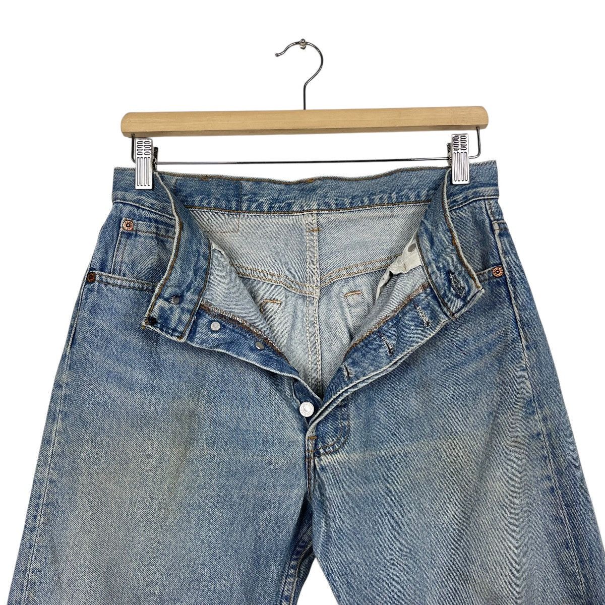 Levi's Vintage 90s Levis 501xx Button Fly Distressed Denim W31 Size US 31 - 7 Thumbnail
