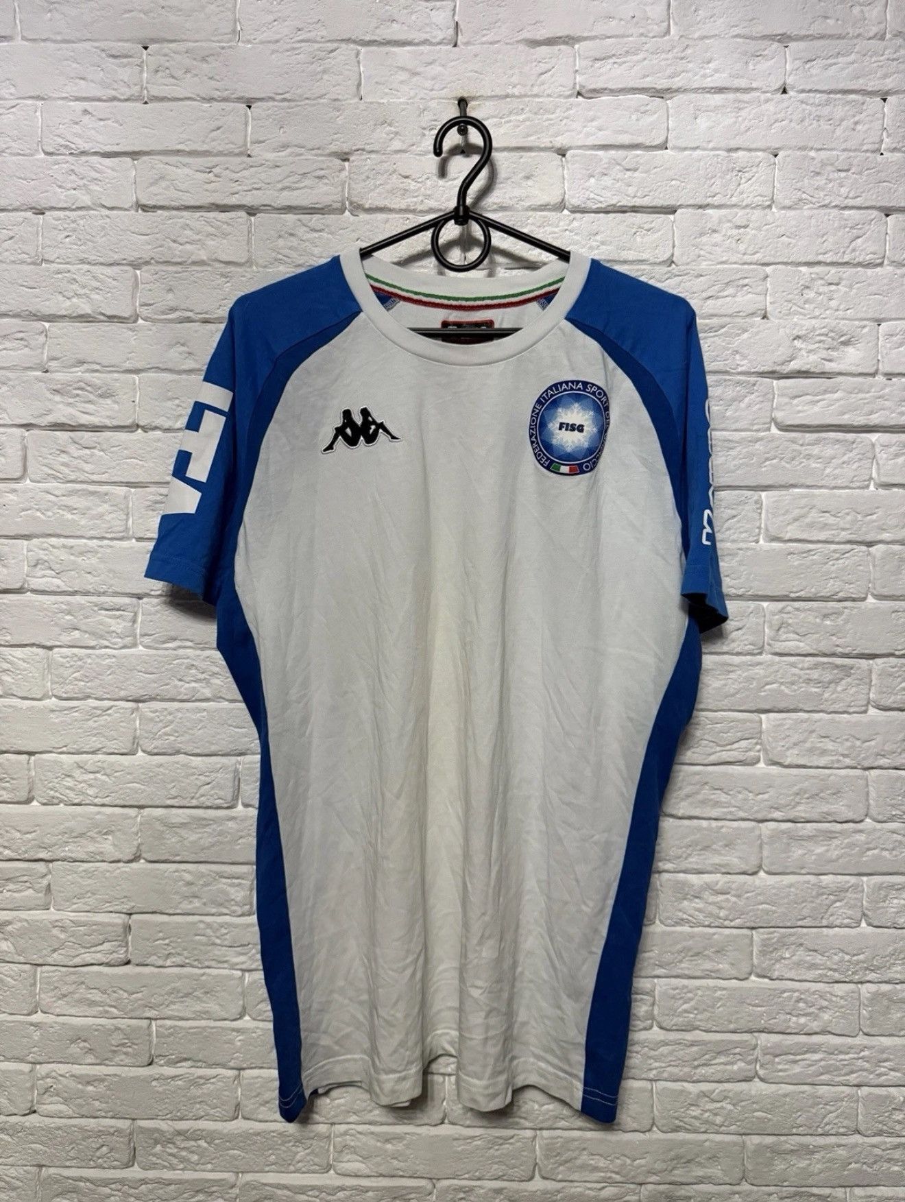 Kappa Kappa Italy Winter Sport Federation T-Shirt FISG Tee Jersey Size US XL / EU 56 / 4 - 1 Thumbnail