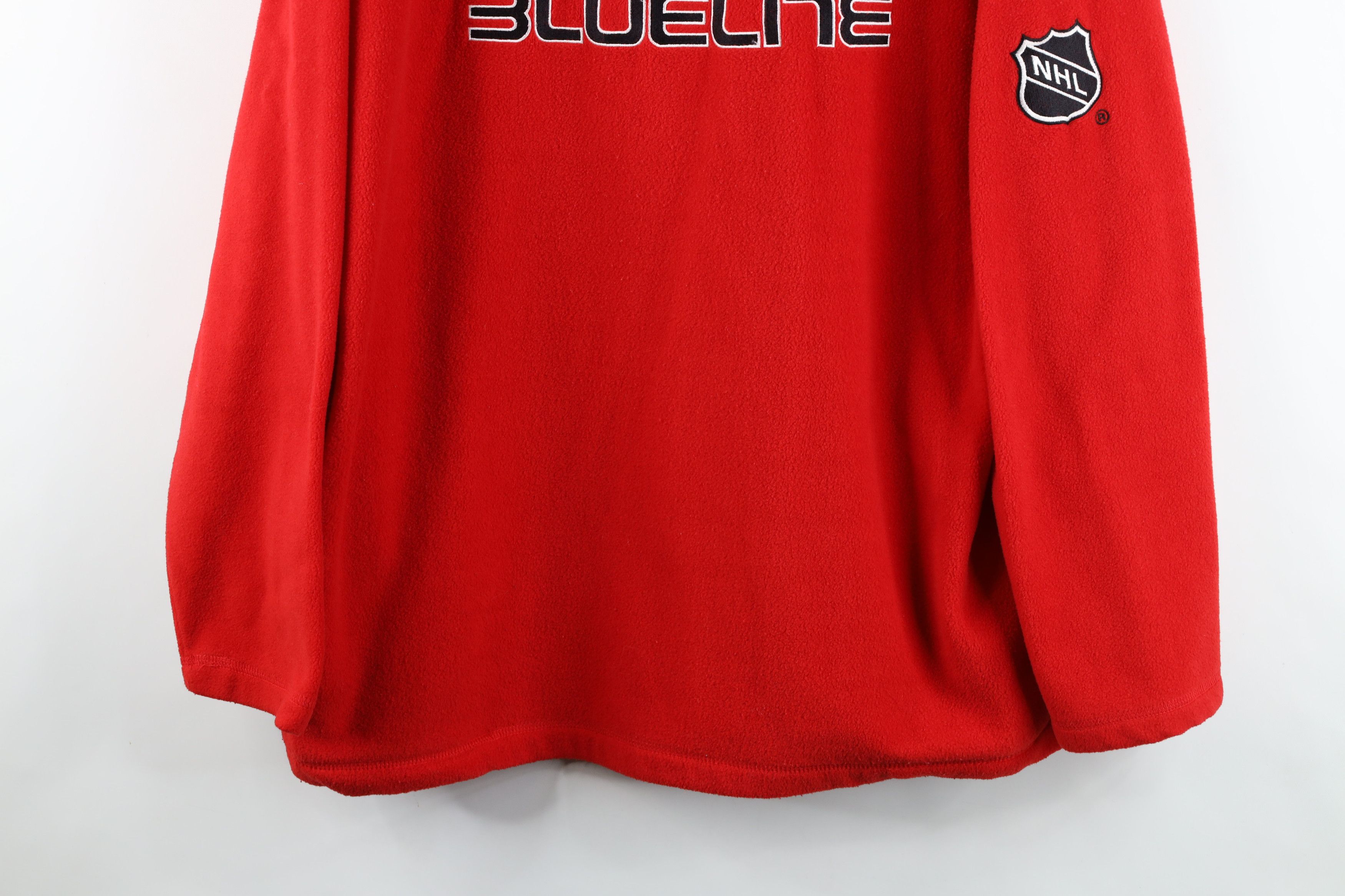 Vintage Vintage 90s Y2K NHL Red Wings Hockey Fleece Half Zip Sweater Size US L / EU 52-54 / 3 - 3 Thumbnail