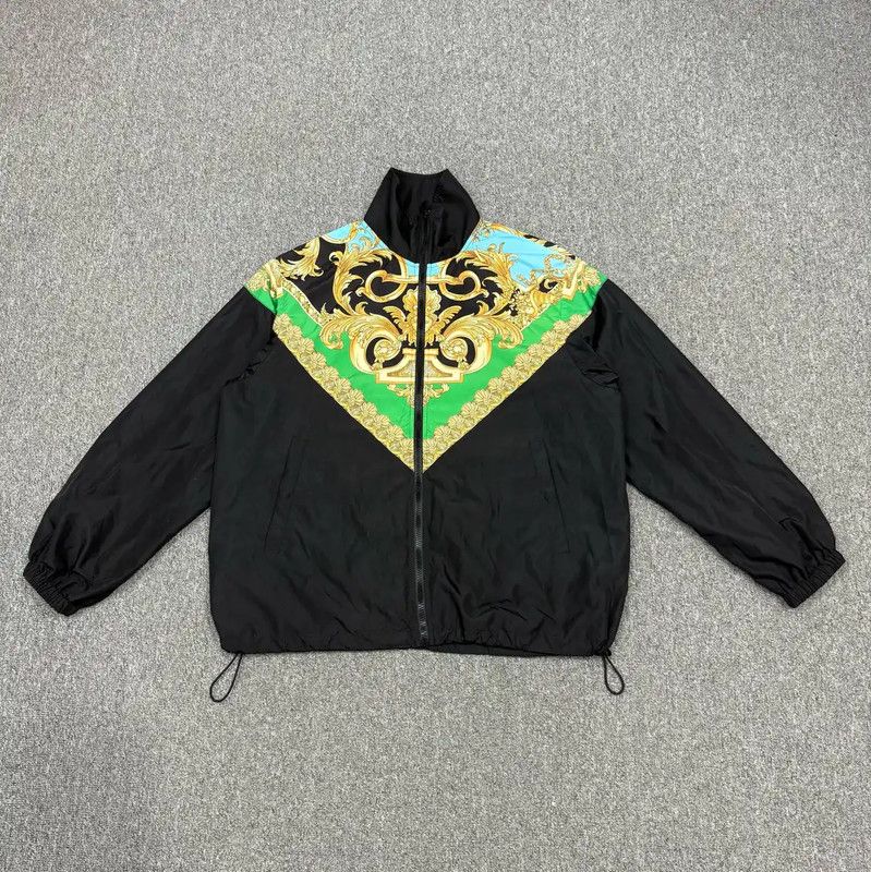 Versace Versace Multicolor Polyester Men's Outer Jacket 0089 Size US S / EU 44-46 / 1 - 1 Thumbnail