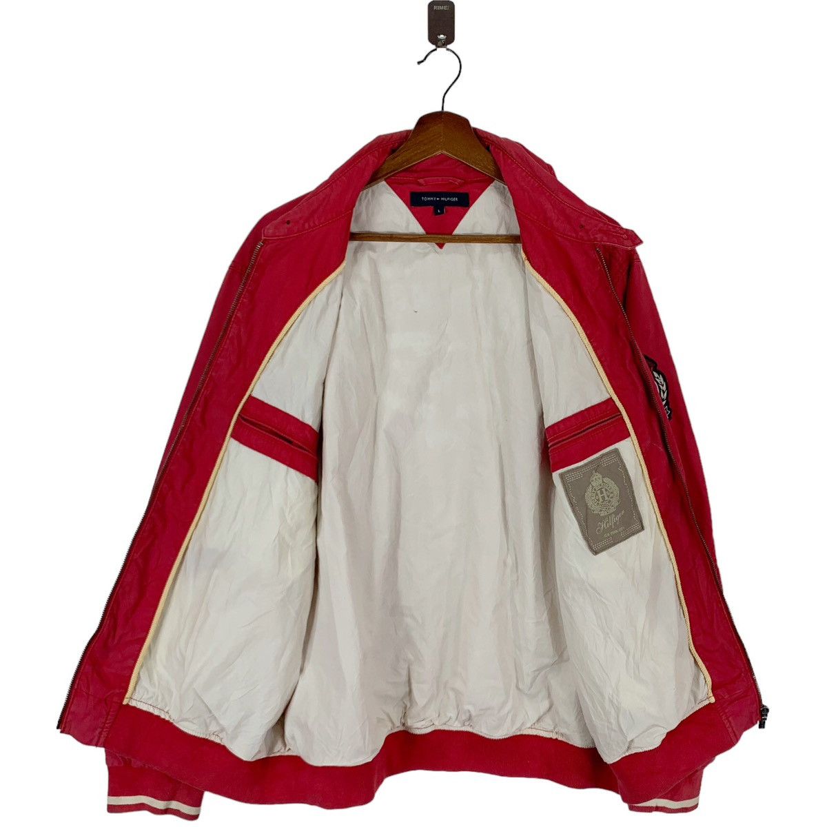 Tommy Hilfiger VINTAGE TOMMY HILFIGER COTTON ZIPPER JACKET Size US L / EU 52-54 / 3 - 7 Thumbnail