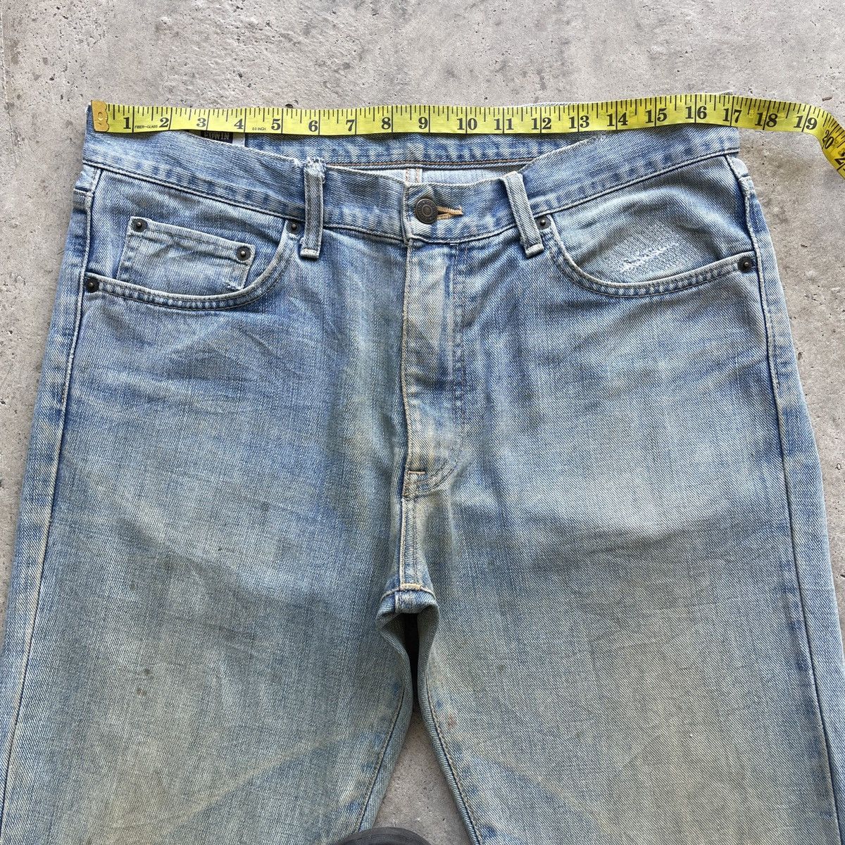 Edwin × Jean × Vintage W34💥 Rusty Wash Edwin Vintage Faded Jeans Denim Pants Size US 34 / EU 50 - 5 Thumbnail