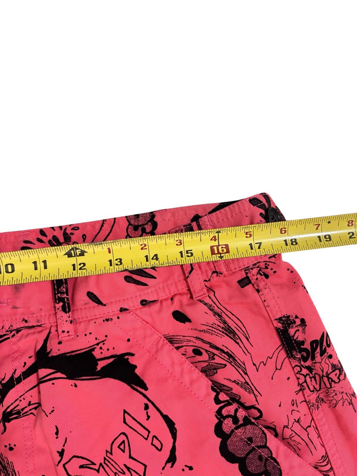 Comme des Garcons SHIRT COMME DES GARÇONS PANTS WOVEN RUNWAY COMIC BOOK PINK TROUSER Size US 36 / EU 52 - 14 Thumbnail