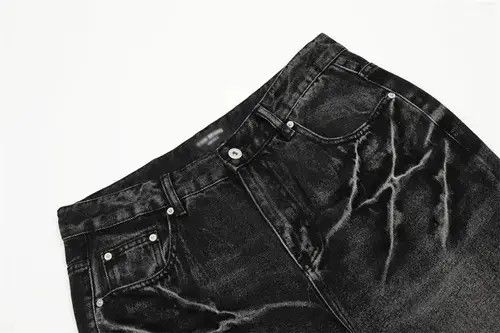 Jean Men's trendy tie-dye ripped distressed washed jeans Size US 32 / EU 48 - 6 Thumbnail