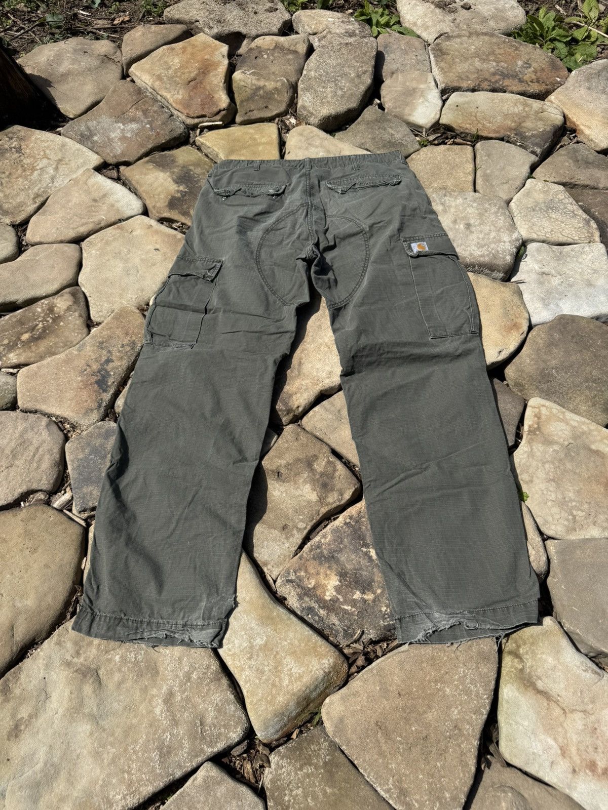 Carhartt Vintage Carhartt Distressed Cargo Pants Size US 36 / EU 52 - 2 Thumbnail