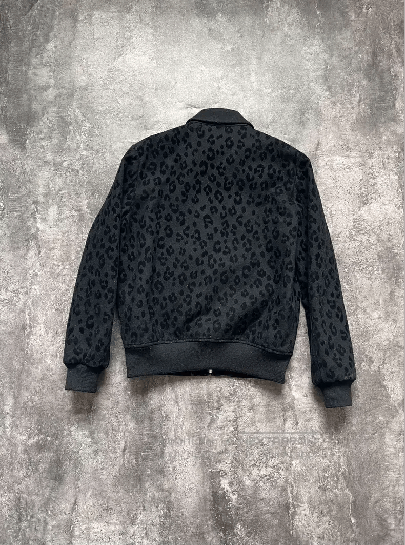 Saint Laurent Paris Saint Laurent Paris Dark Leopard Print Wool Patchwork Jack Size US M / EU 48-50 / 2 - 6 Thumbnail