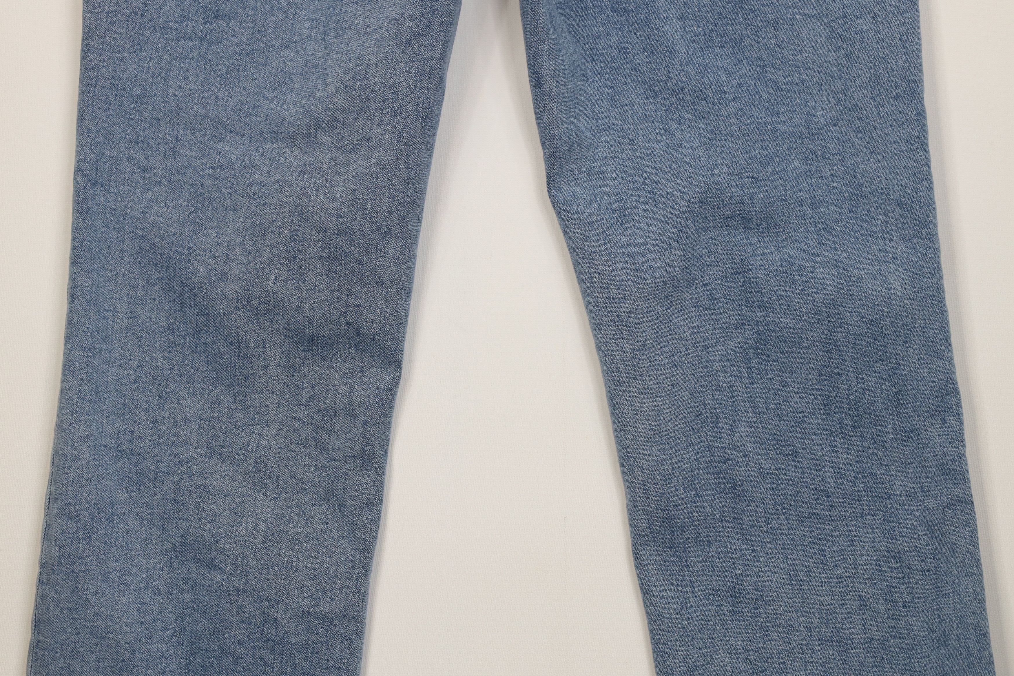 Vintage Hudson Jeans Faded Stretch Straight Leg Denim Jeans Icy Blue Size 34" / US 12 / IT 48 - 11 Thumbnail