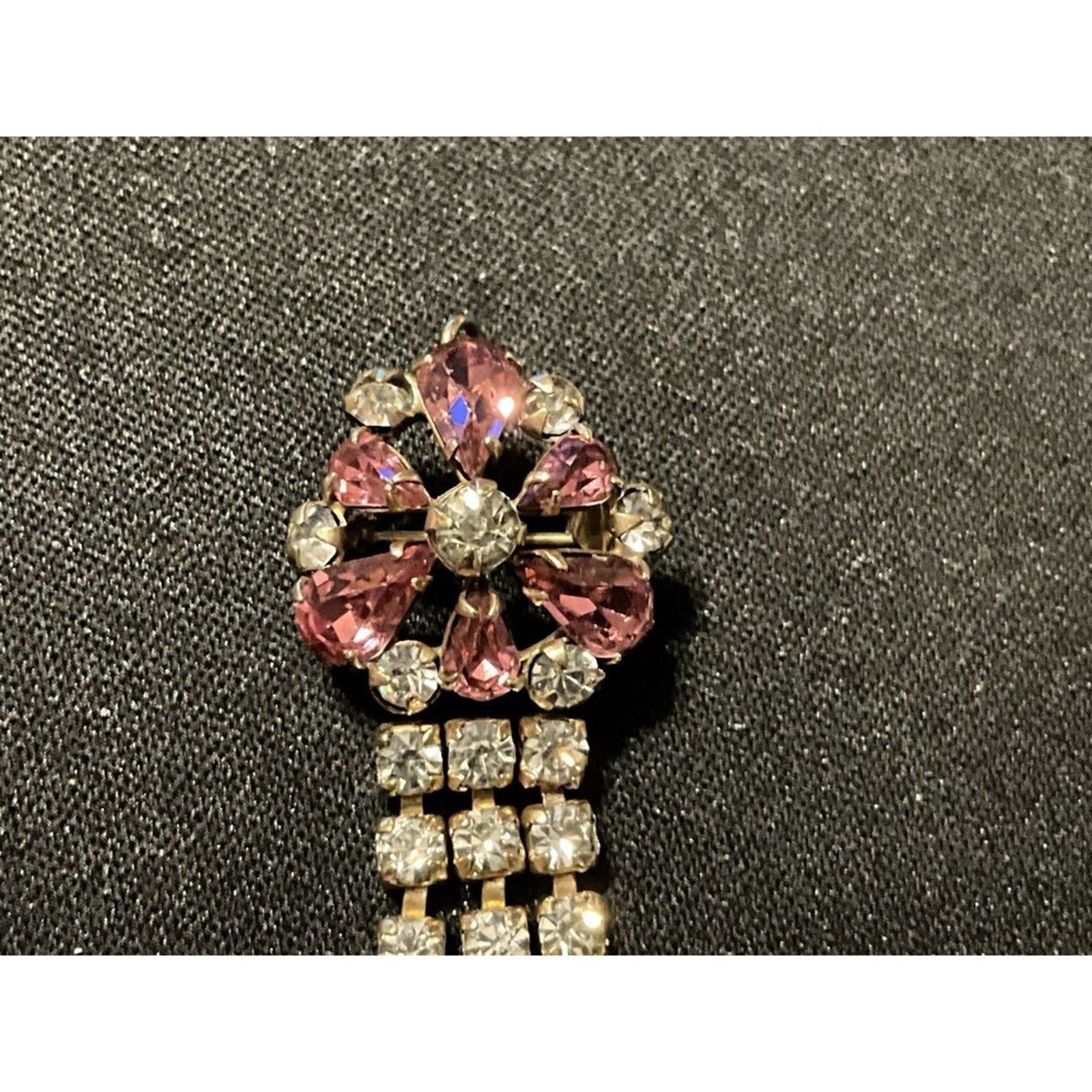 Other Phyllis Rhinestone Brooch/Pendant 1/20 12k GF Articulated Size ONE SIZE - 2 Thumbnail