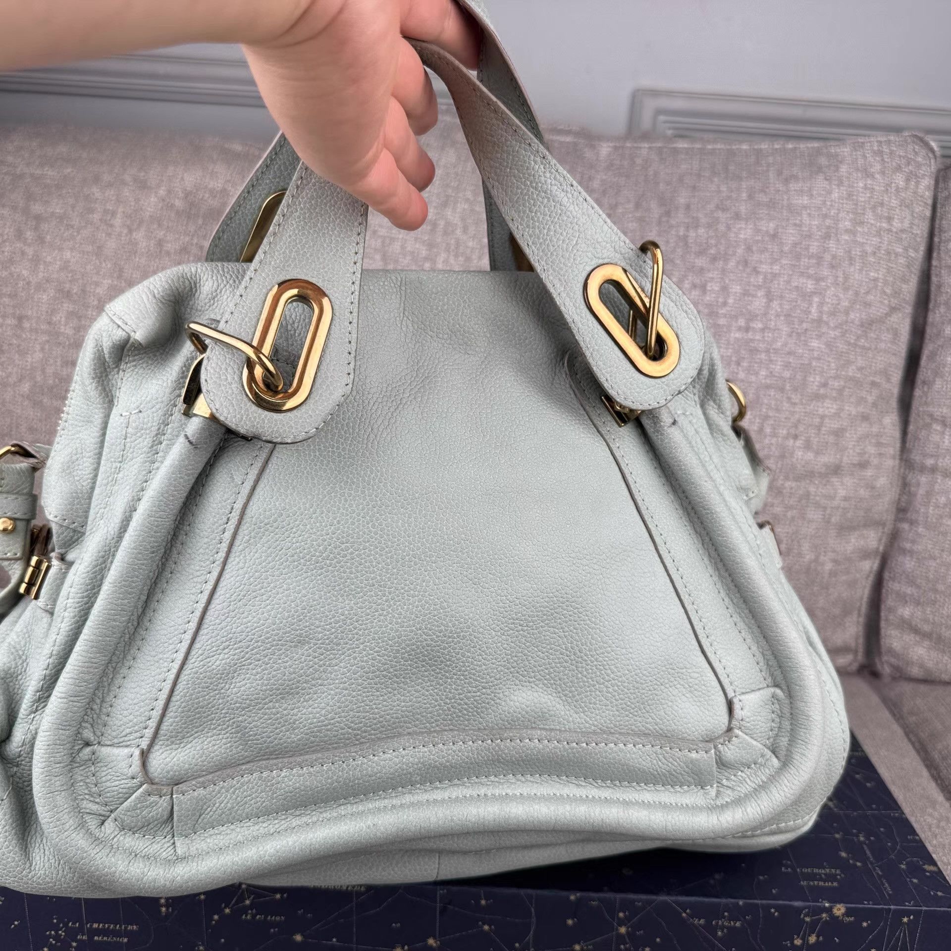 Chloe Chloé Paraty Calfskin Women's Crossbody Bag Ｑ27 Size ONE SIZE - 8 Thumbnail