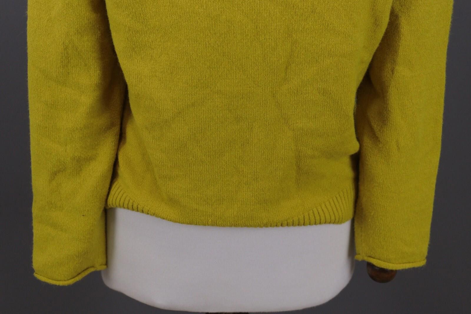 Designer Anthropologie Yellow Boat Neck Jumper Blend Sweater Size M Size M / US 6-8 / IT 42-44 - 12 Thumbnail