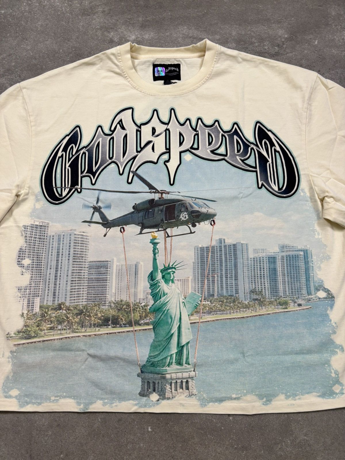 Godspeed Godspeed JFK to MIA Shirt, White Size US M / EU 48-50 / 2 - 4 Thumbnail