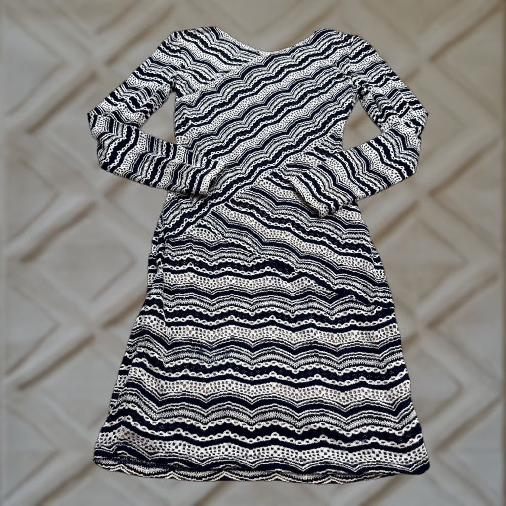 navy blue dresses with sleeves BCBG Max Azria Floor Length Dess w/ Tags main image 1
