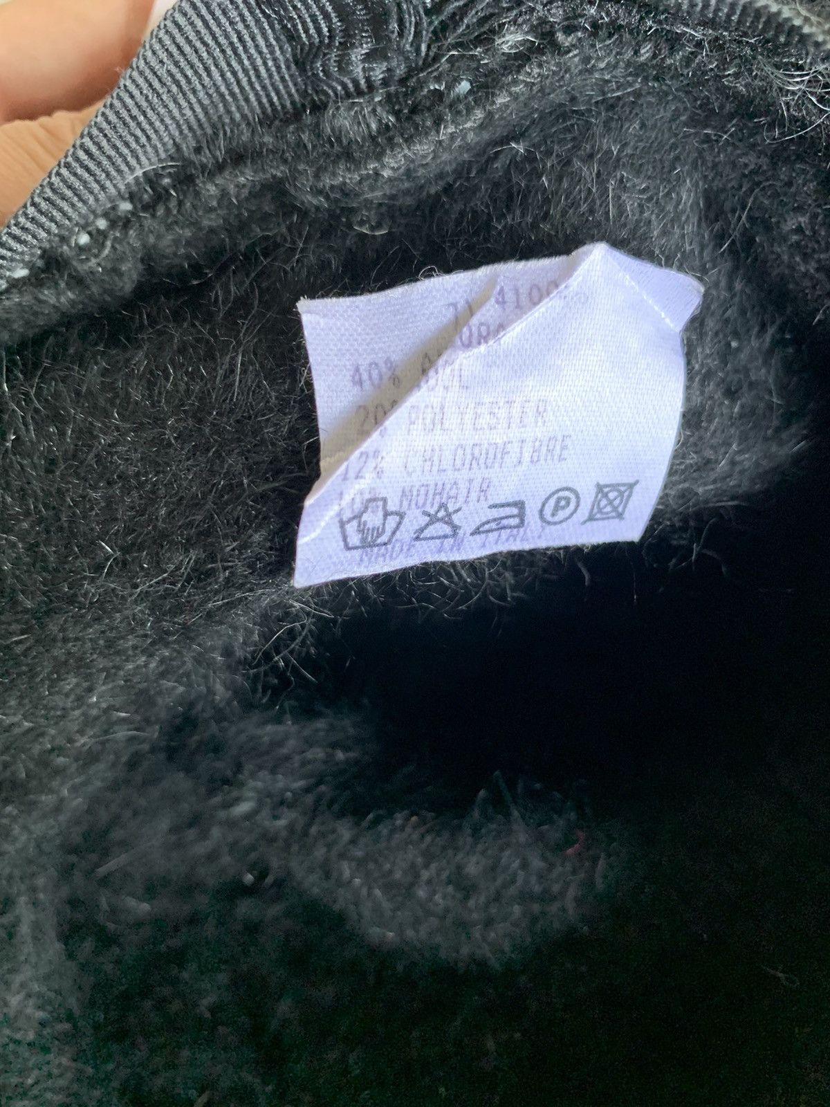 Japanese Brand × Vintage Punk Style Mohair Fur Made In Italy Bucket Hat Size ONE SIZE - 10 Thumbnail