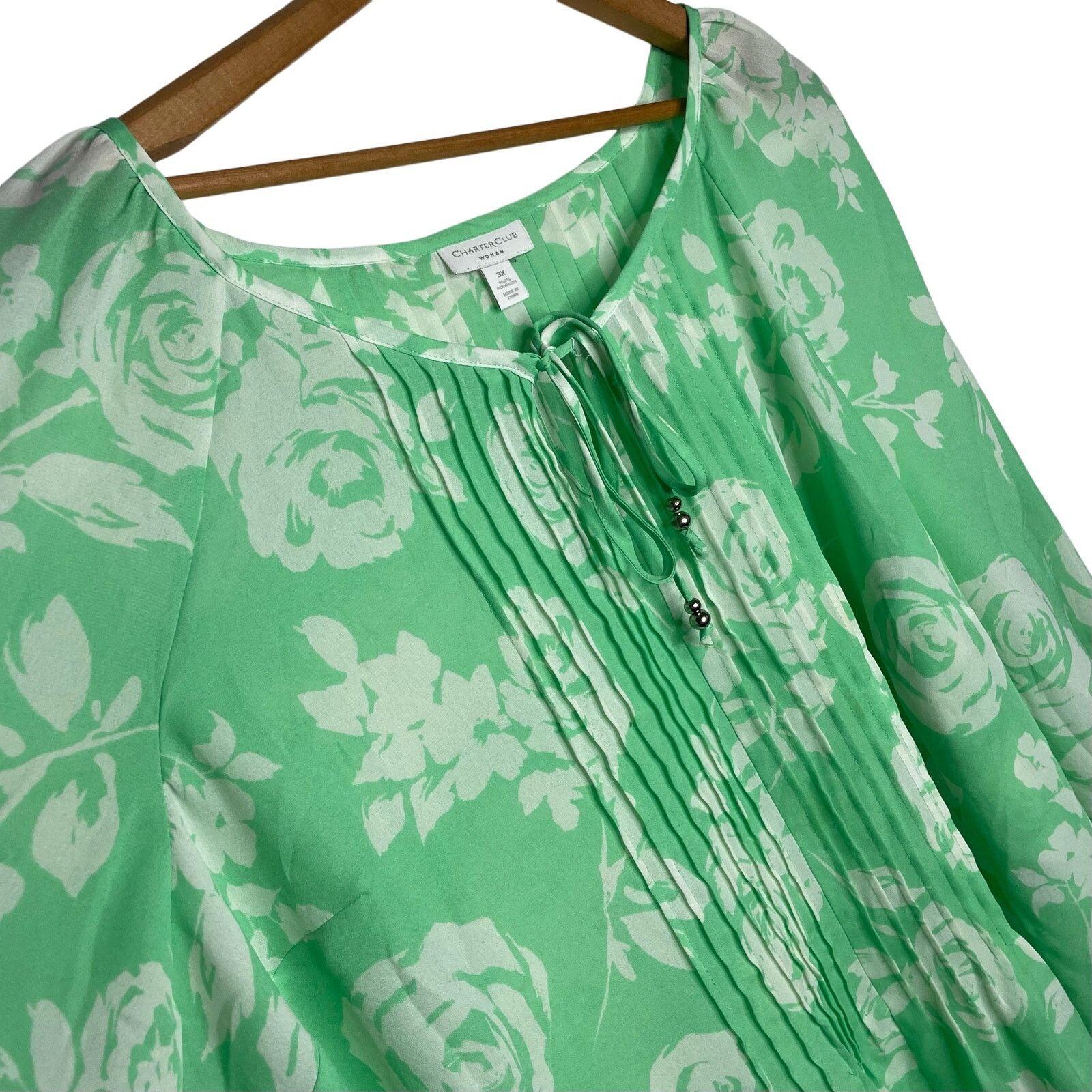 Other Charter Club Long Sleeve Blouse Size 3XL / US 20-22 - 6 Thumbnail