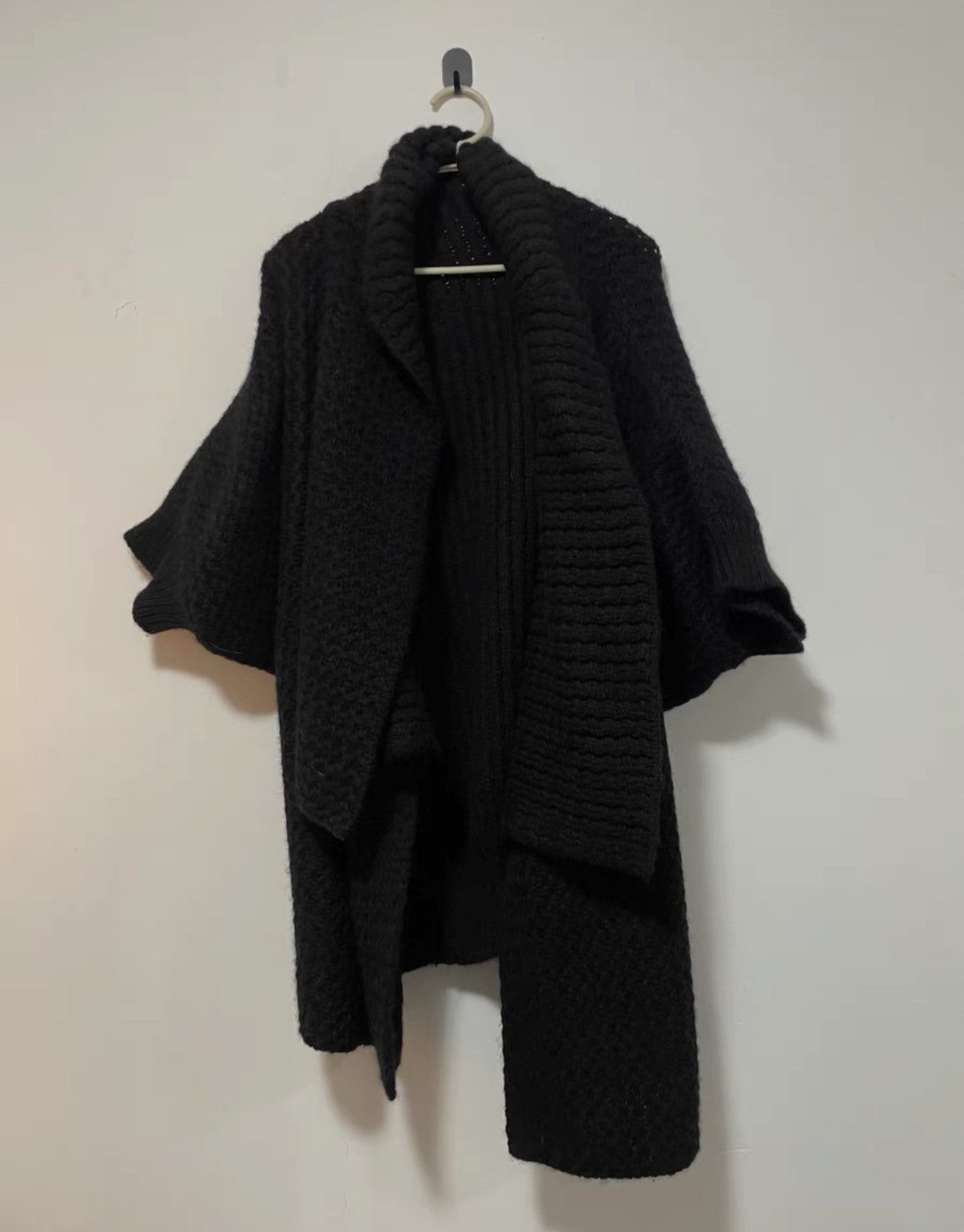 Stella McCartney Stella McCartney Wool Batwing Sleeve Cape Sweater (Women's) Size XS / US 0-2 / IT 36-38 - 2 Thumbnail