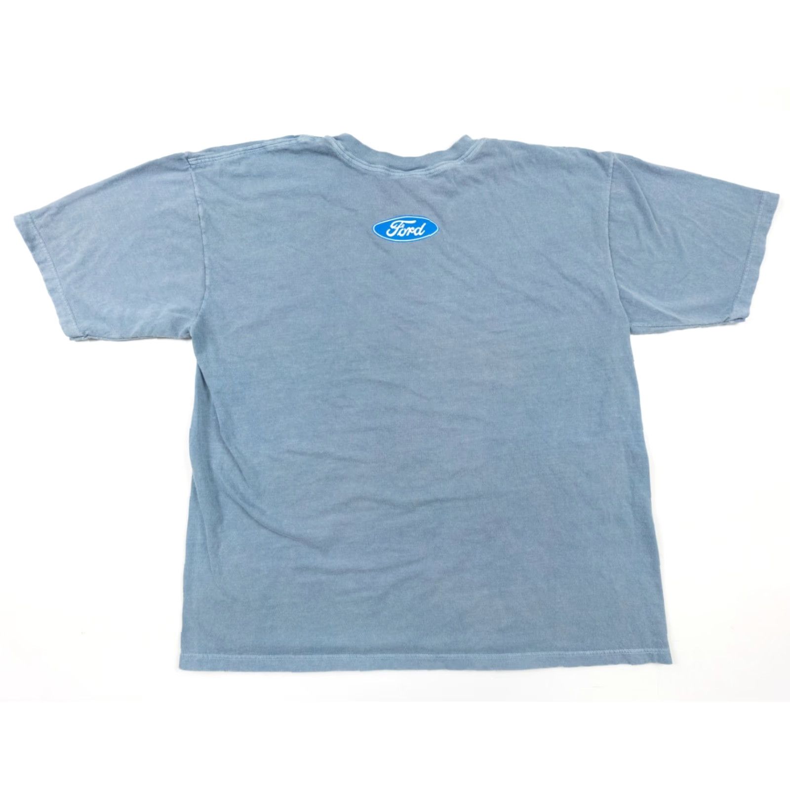 Ford VINTAGE Ford Shirt Men's XL Blue Short Sleeve T-Shirt Cars 90s 2000s The Experience Logo Tee Mens Size US XL / EU 56 / 4 - 4 Thumbnail