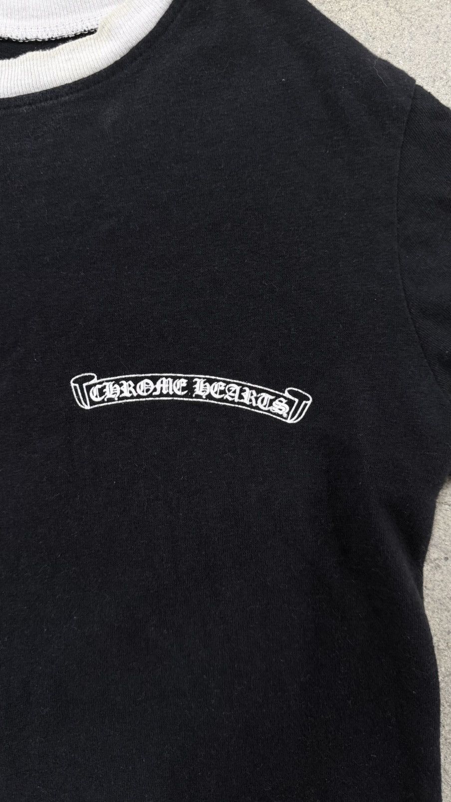 Chrome Hearts Chrome Hearts Horseshoe Logo Ringer T-Shirt Size US XS / EU 42 / 0 - 3 Thumbnail