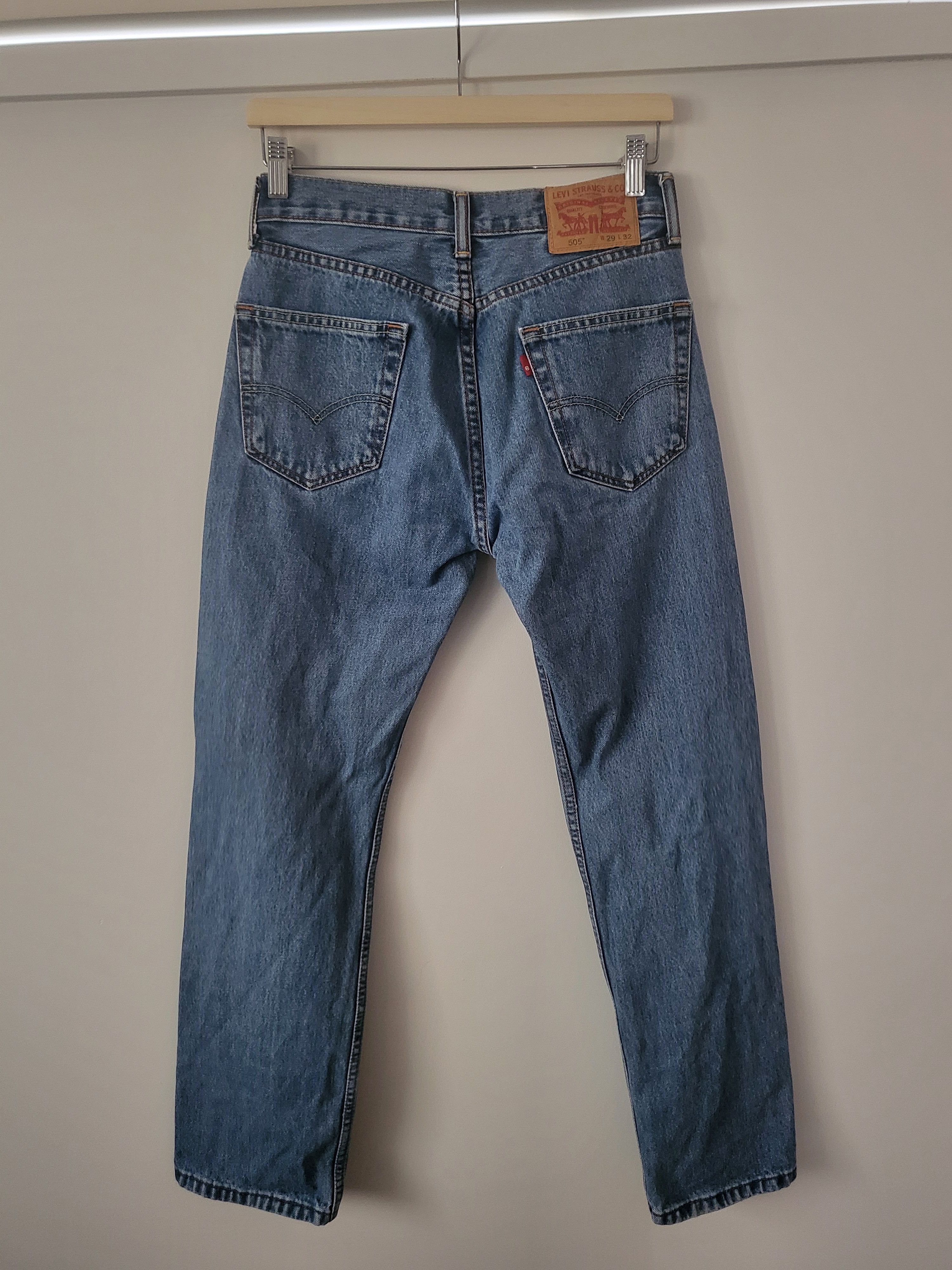 Levi's Mid wash Blue Levi's 505's Size US 29 - 2 Thumbnail