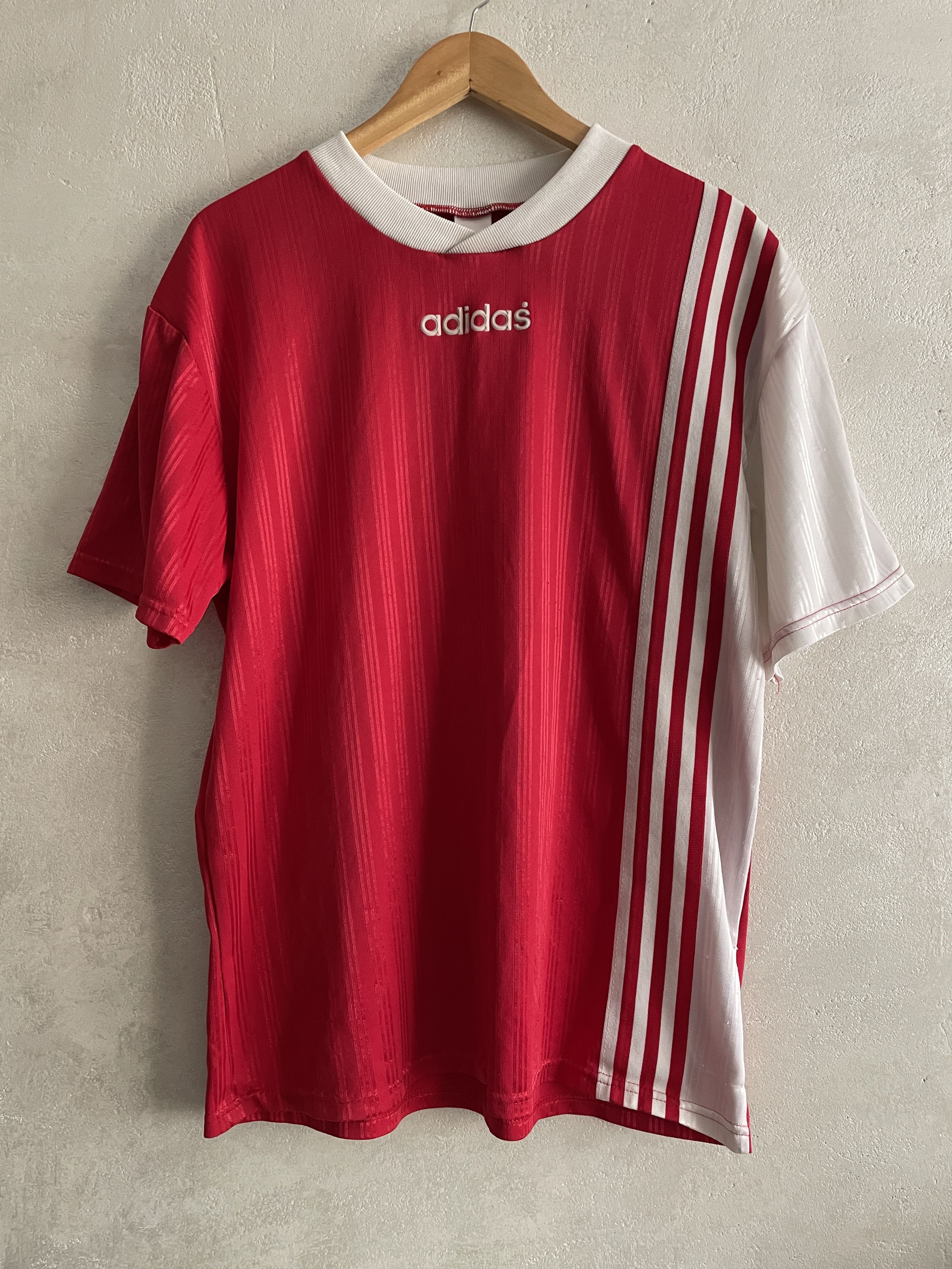 Adidas Vintage Adidas Originals 90s Template Jersey Shirt Trikot Size US XL / EU 56 / 4 - 1 Thumbnail